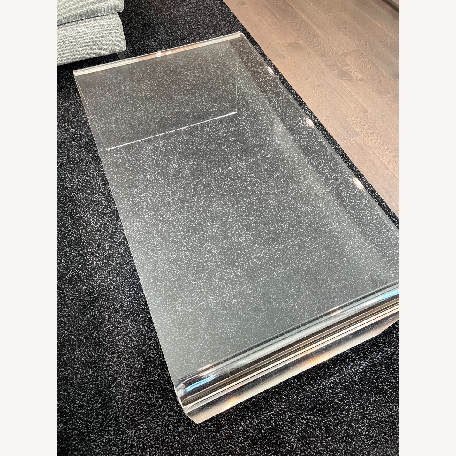 CB2 Peekaboo Acrylic Coffee Table - Like New - image-3