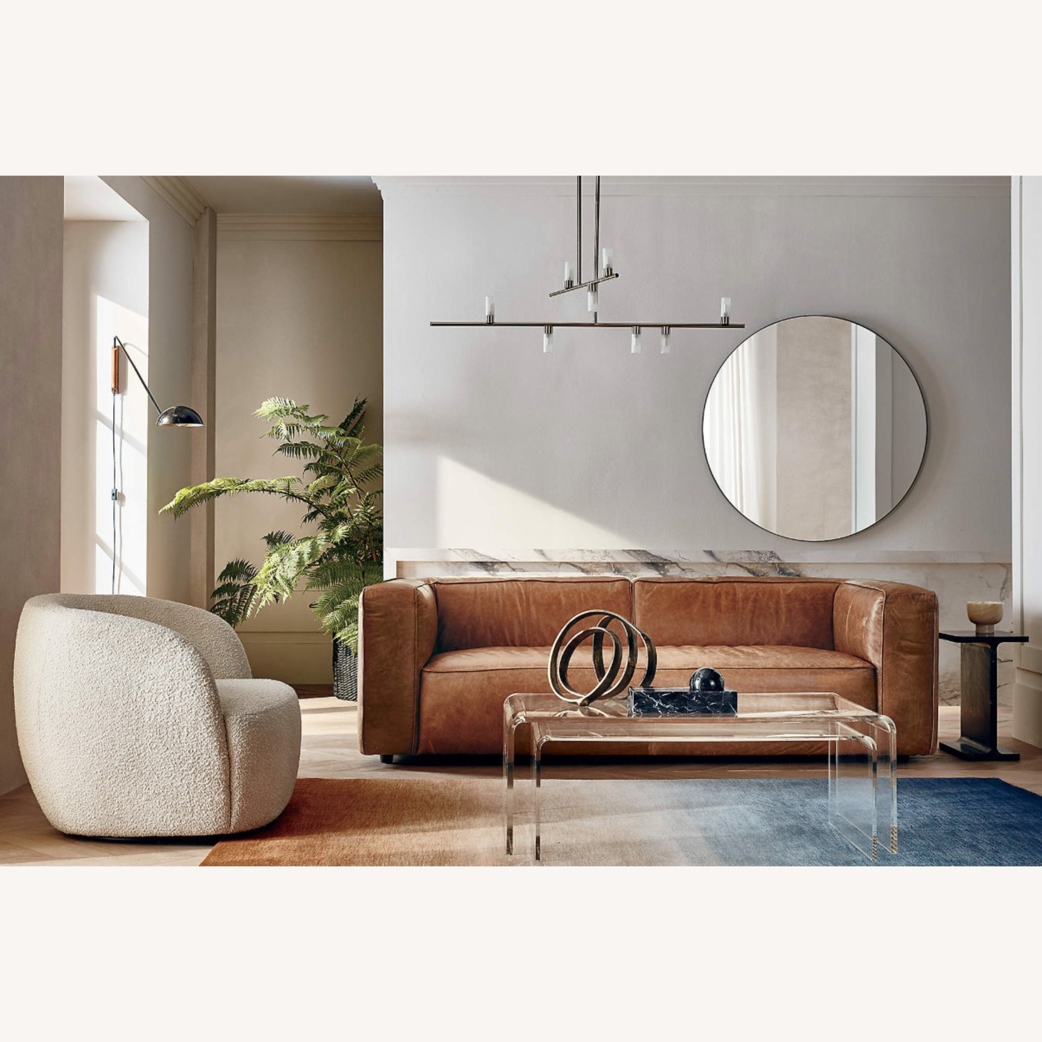 CB2 Peekaboo Acrylic Coffee Table - Like New - image-5