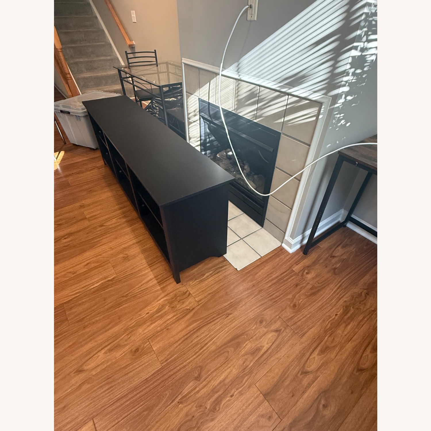 Black Wood Media Storage for TV up to 70 inch  - image-3