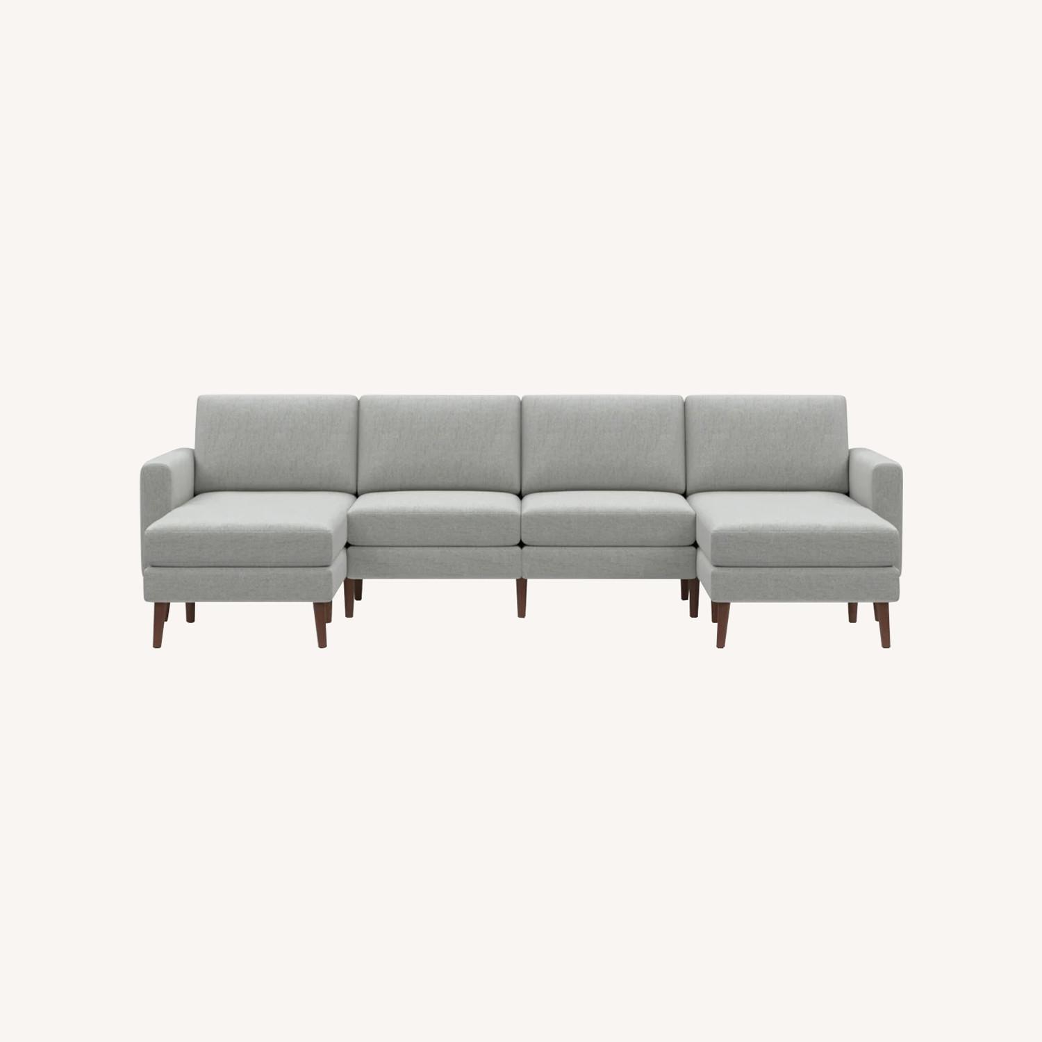 Burrow Nomad Double Chaise Sectional with Ottomans - image-0