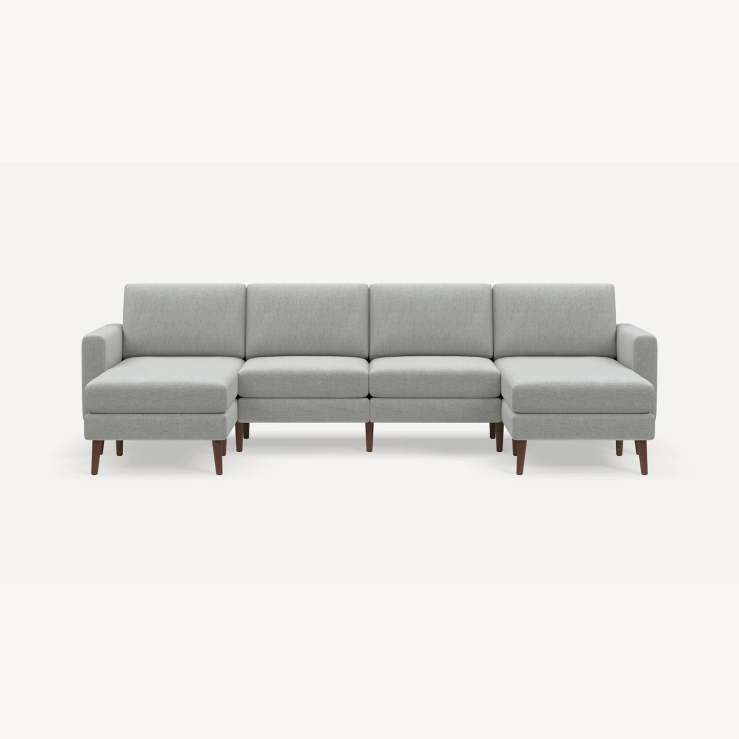 Burrow Nomad Double Chaise Sectional with Ottomans - image-10
