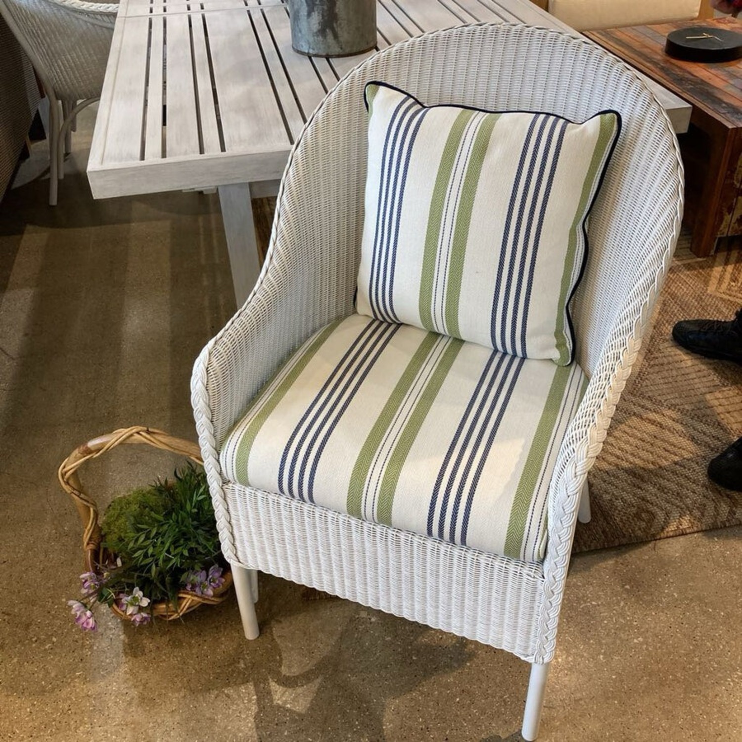 Lloyd Flanders Loom Dining Armchair - image-3