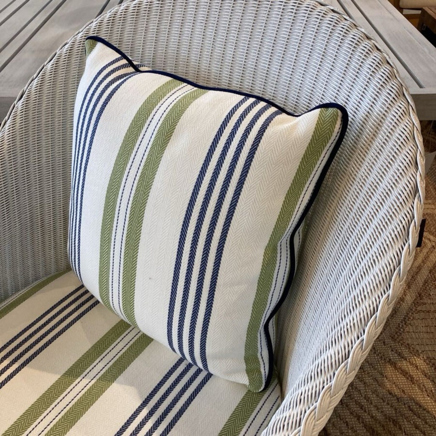 Lloyd Flanders Loom Dining Armchair - image-4