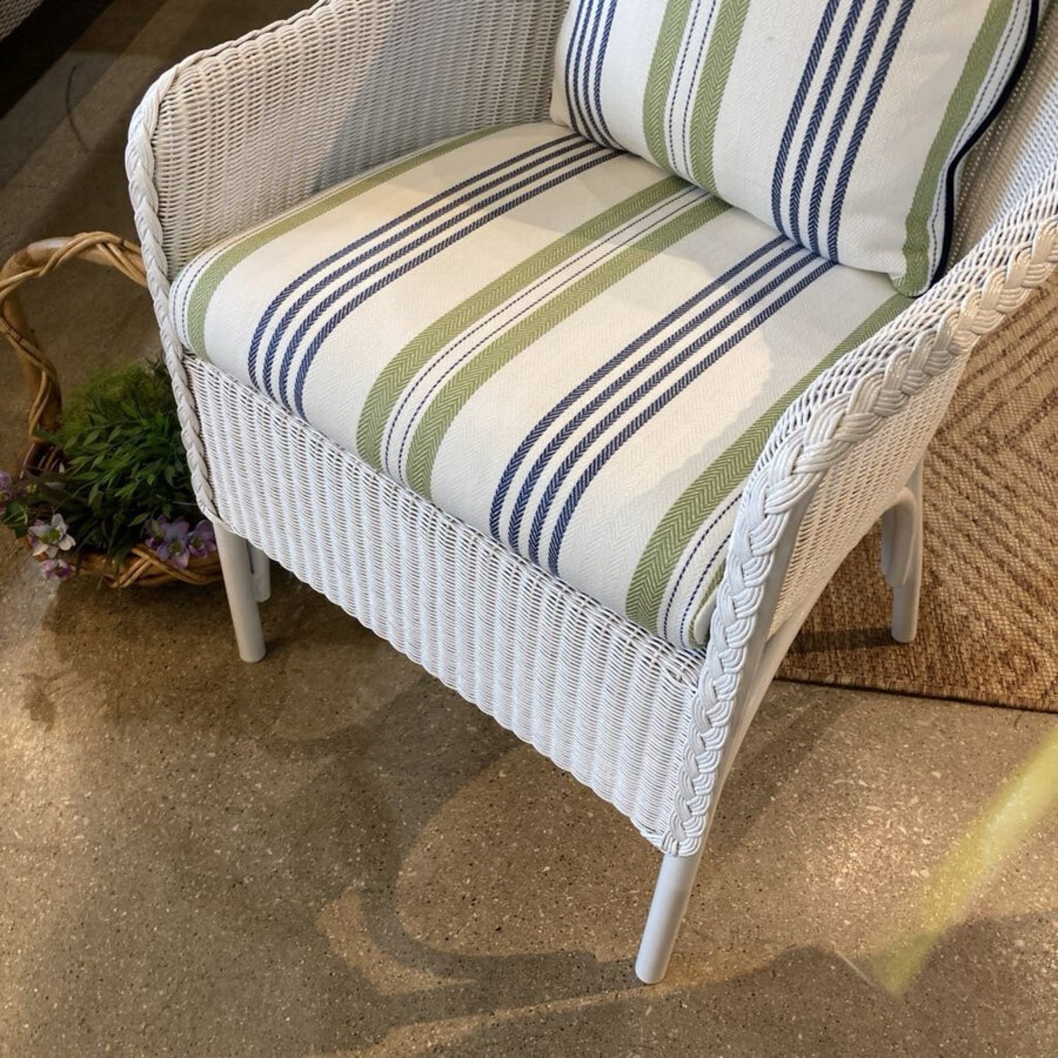 Lloyd Flanders Loom Dining Armchair - image-5