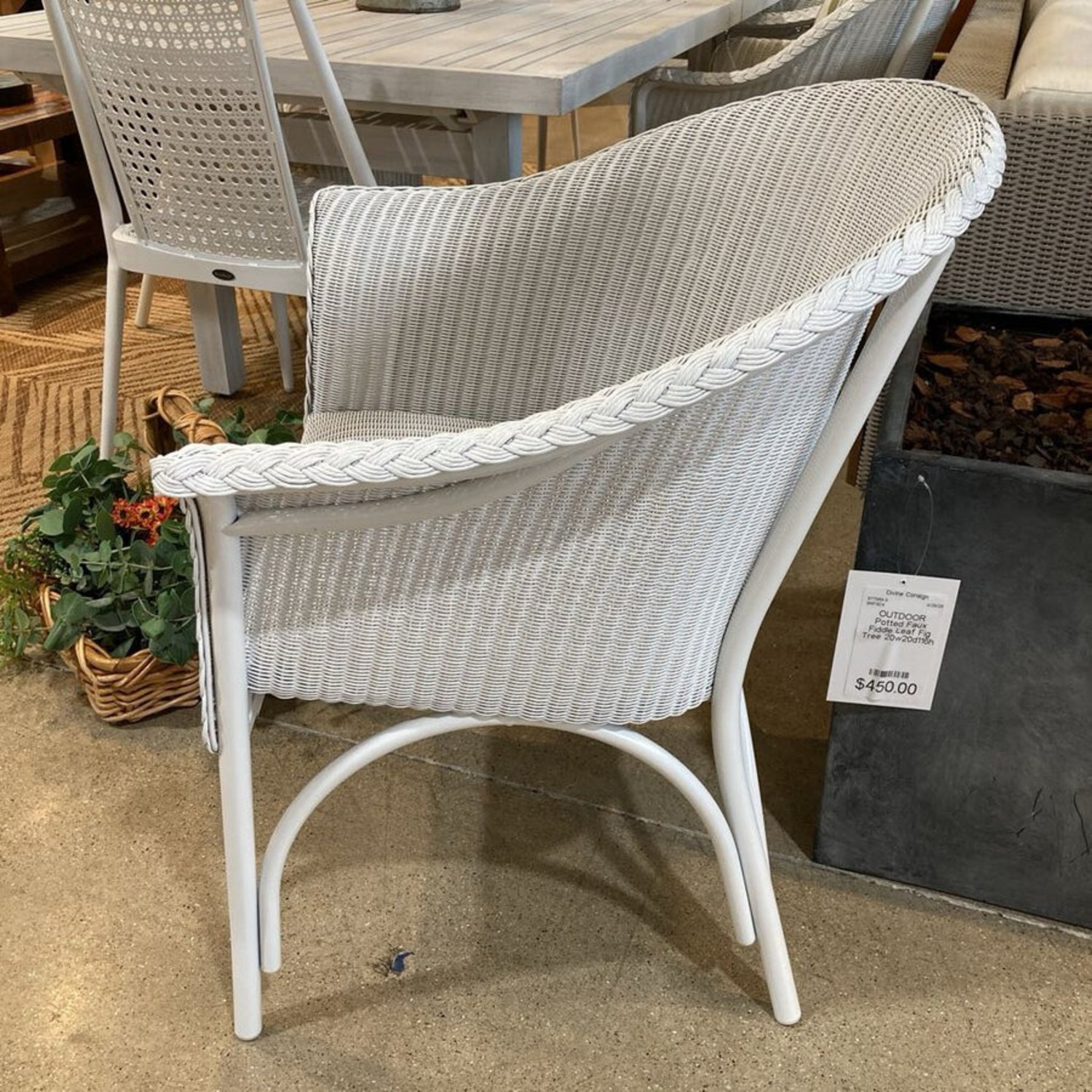 All Seasons Dining Armchair w/ Padded Seat Outdoor - image-6