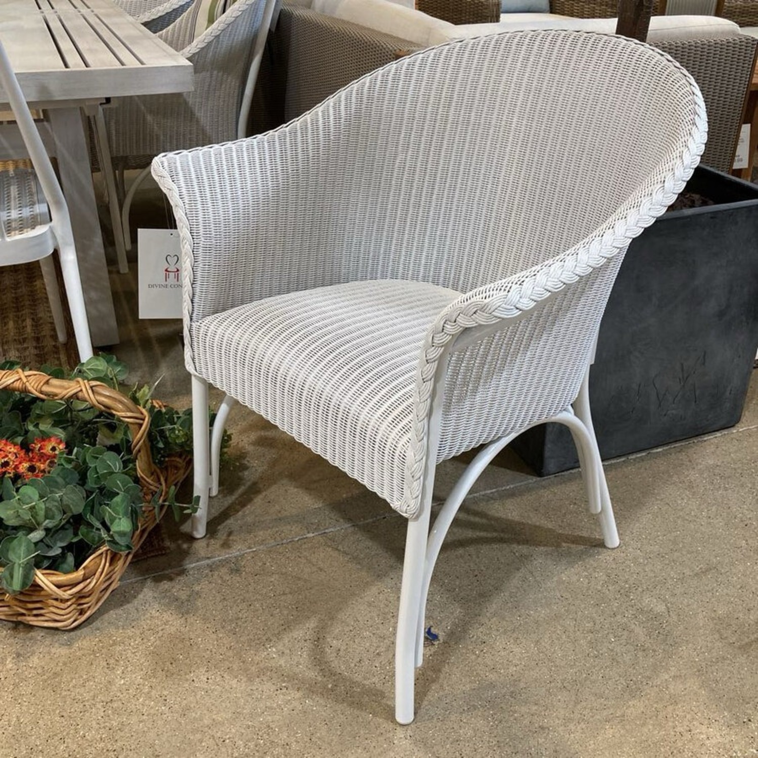 All Seasons Dining Armchair w/ Padded Seat Outdoor - image-2