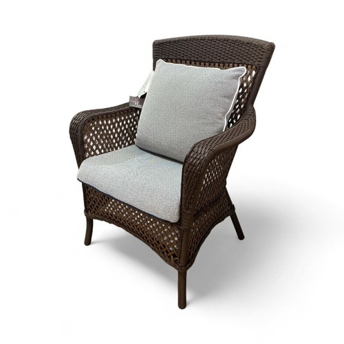 Used Lloyd Flanders Grand Traverse Dining Armchair for sale on AptDeco