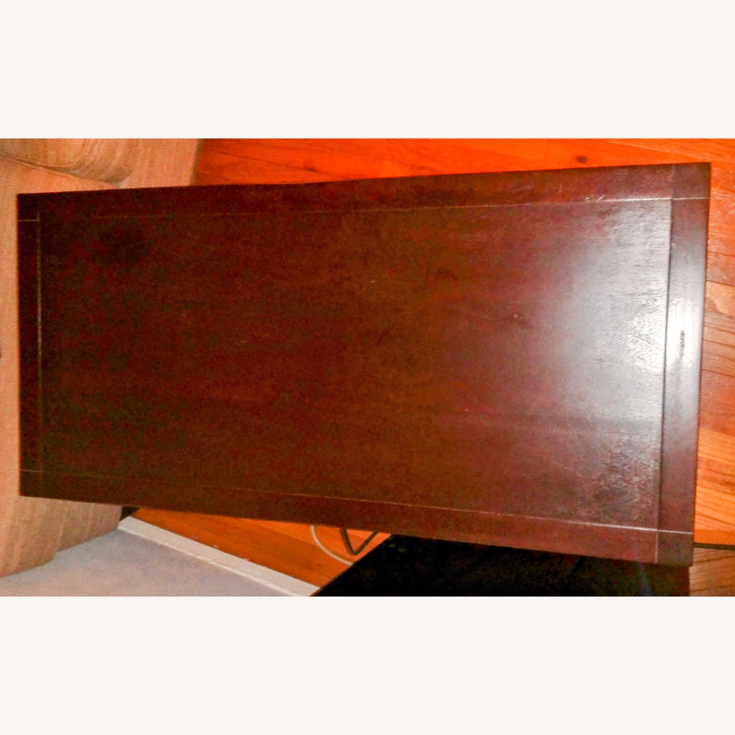 Pottery Barn Rhys Dark Brown Wood Media Storage - image-5