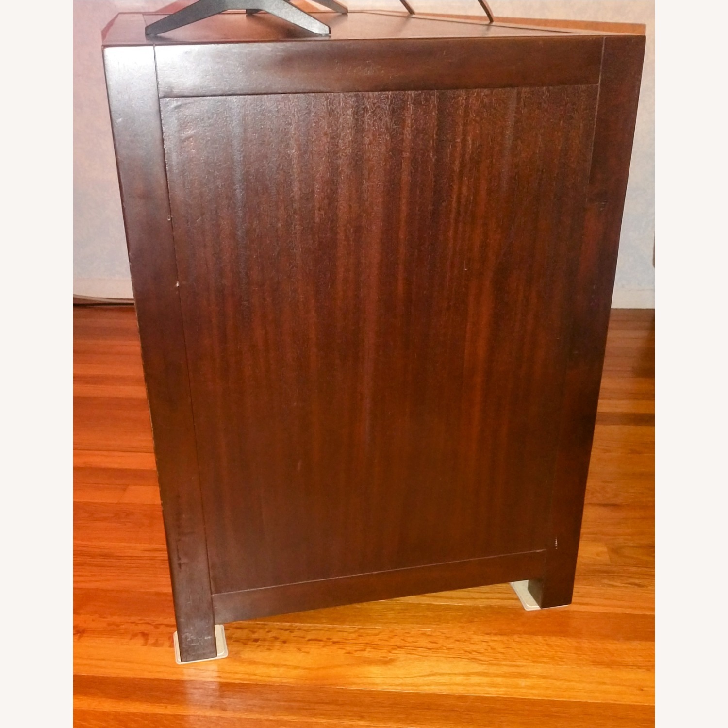 Pottery Barn Rhys Dark Brown Wood Media Storage - image-3