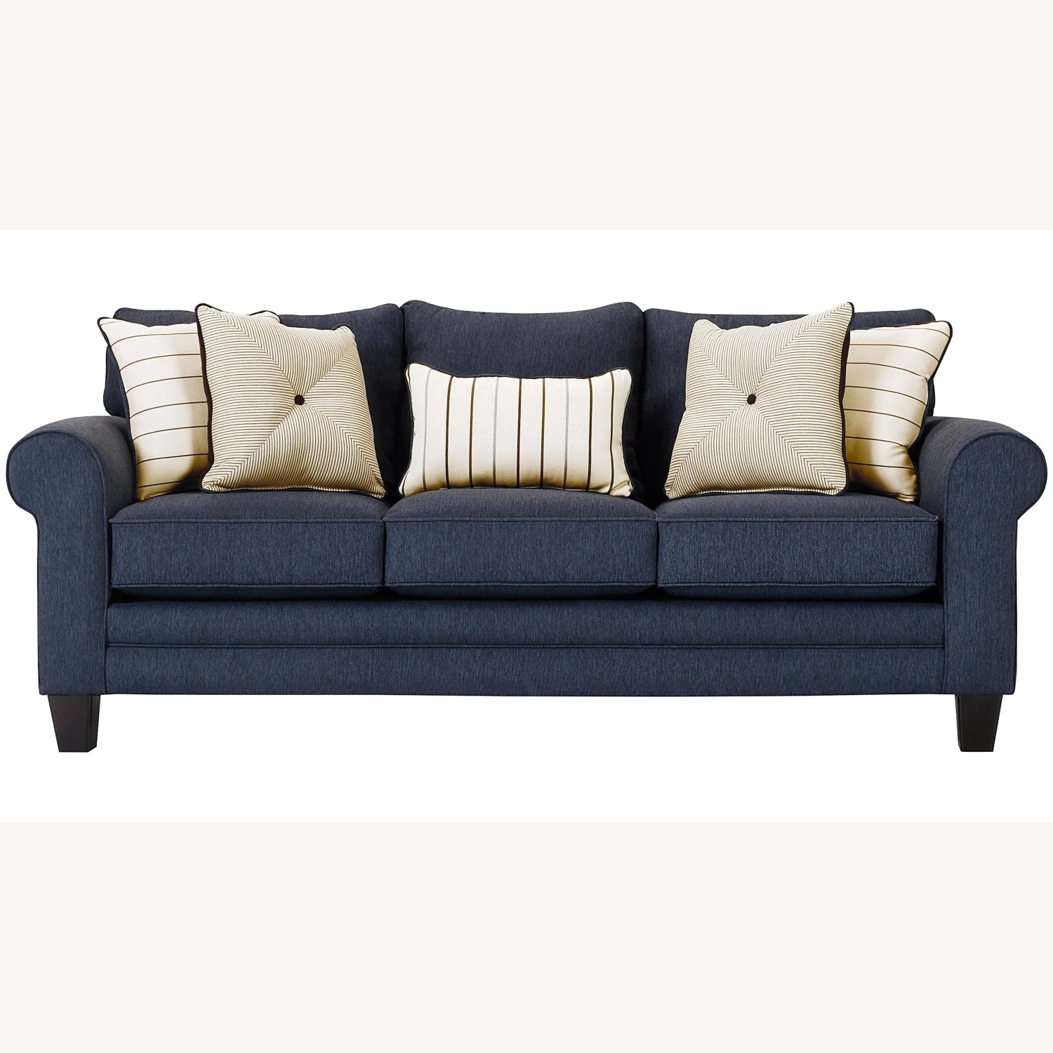 Raymour & Flanigan McKinley Blue 3+ Seater Sofa - image-4