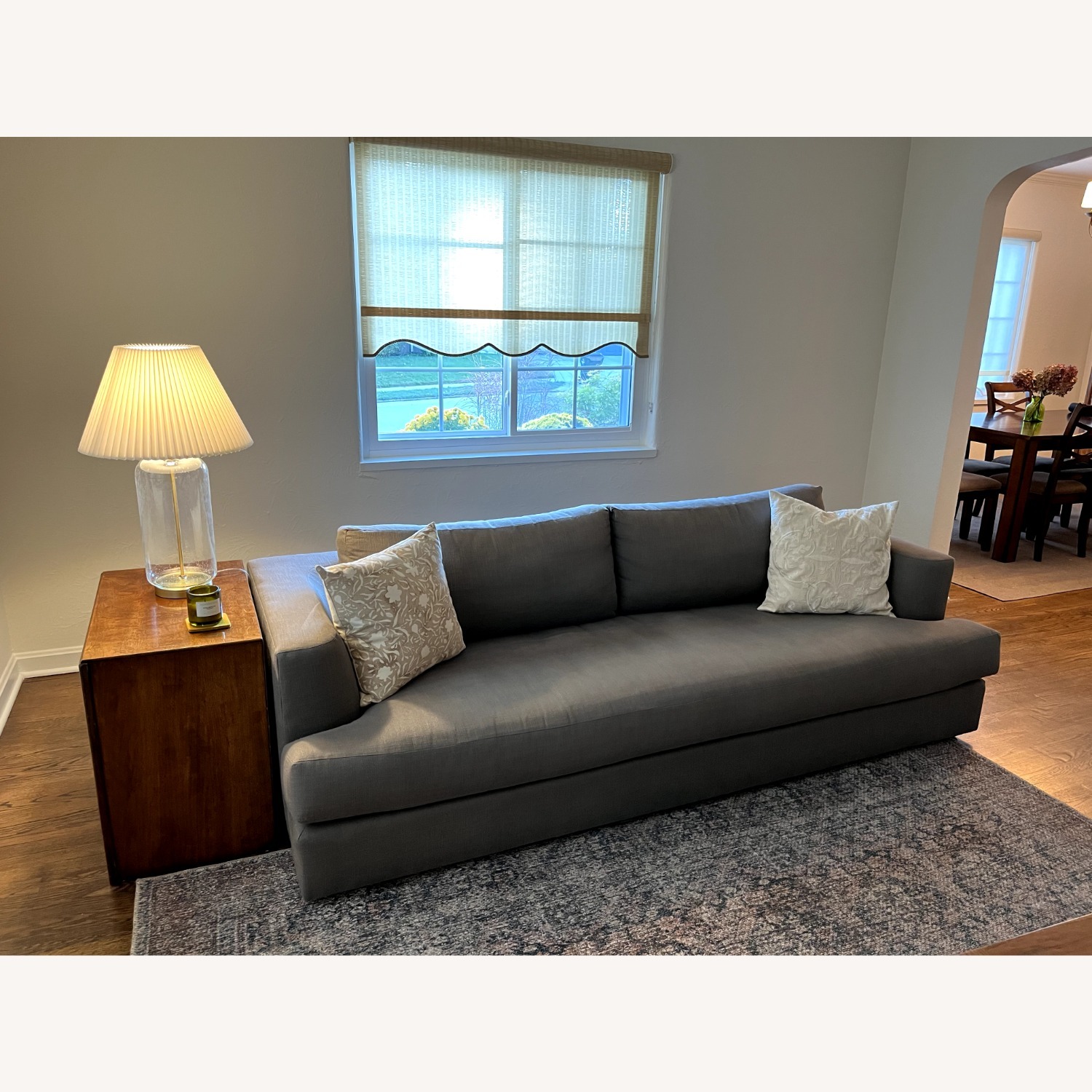 Maiden Home Varick Performance Linen 90" Sofa - image-4