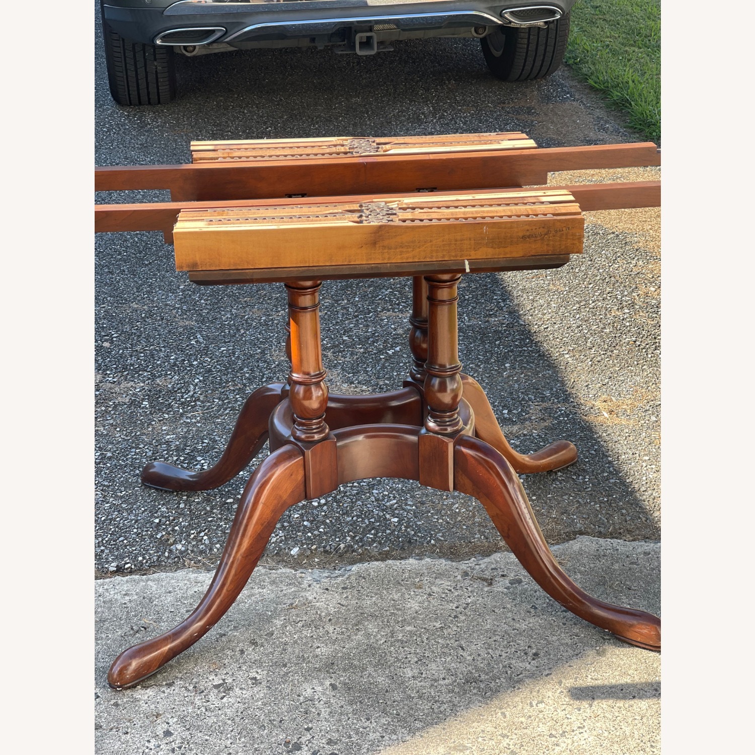  Vintage Oval Cherry Dining Set - image-12
