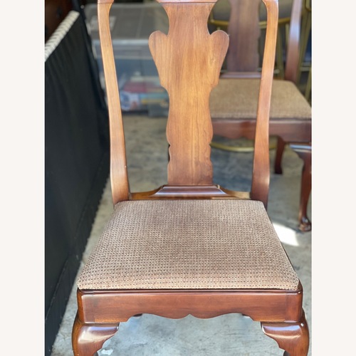 Used  Vintage Oval Cherry Dining Set for sale on AptDeco