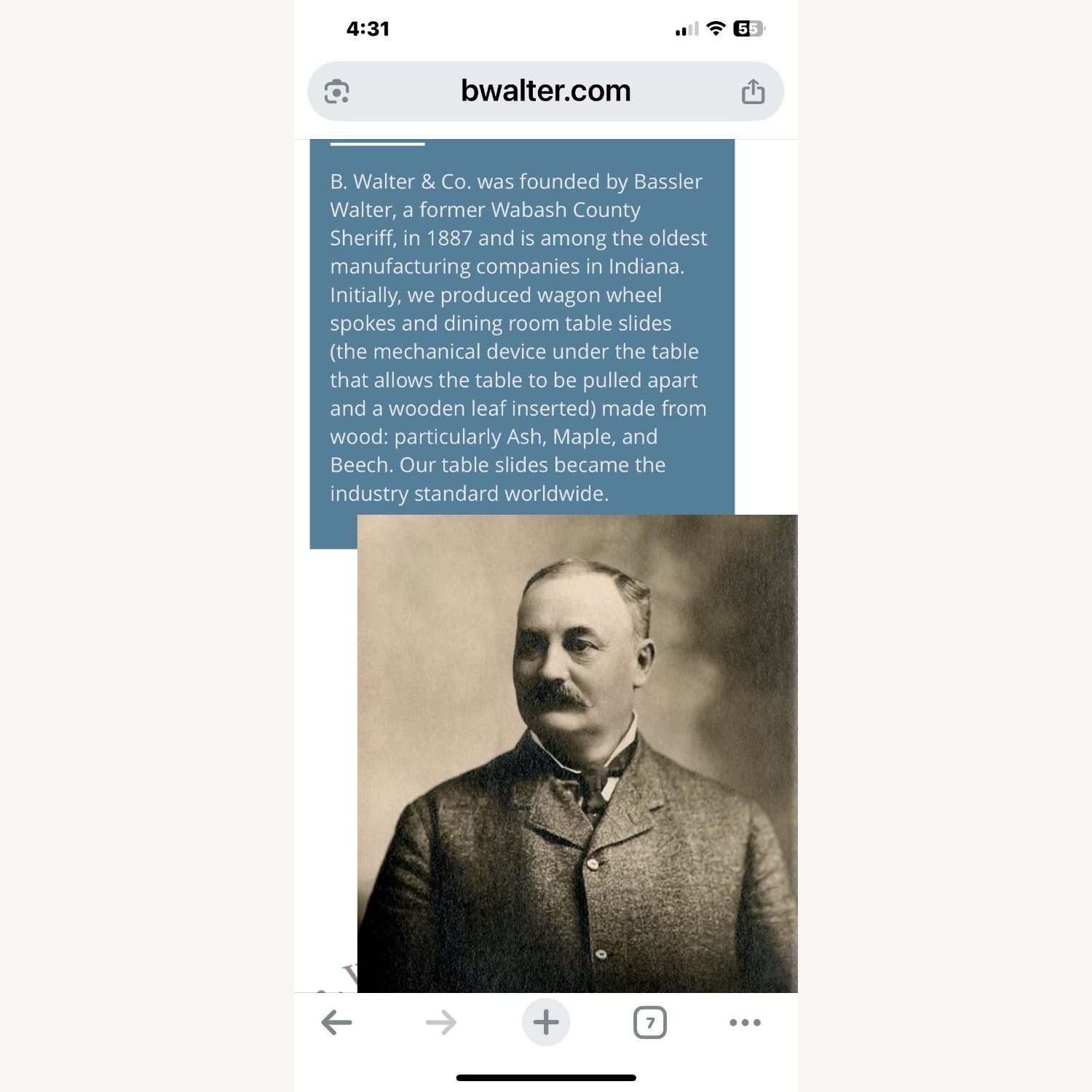  Vintage Oval Cherry Dining Set - image-13