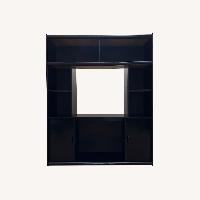 Vintage/Antique Finds Black Wood Bookcase