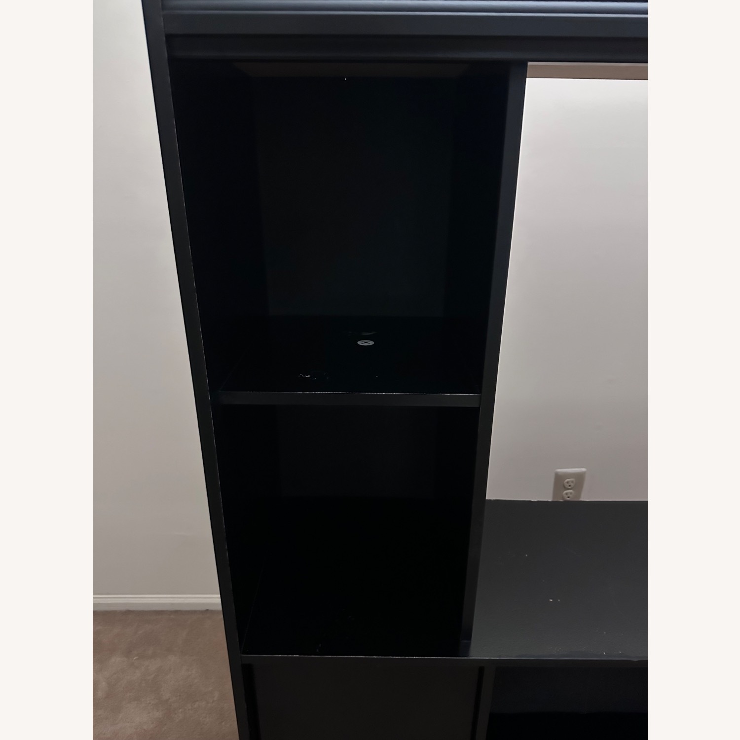 Vintage/Antique Finds Black Wood Bookcase - image-13