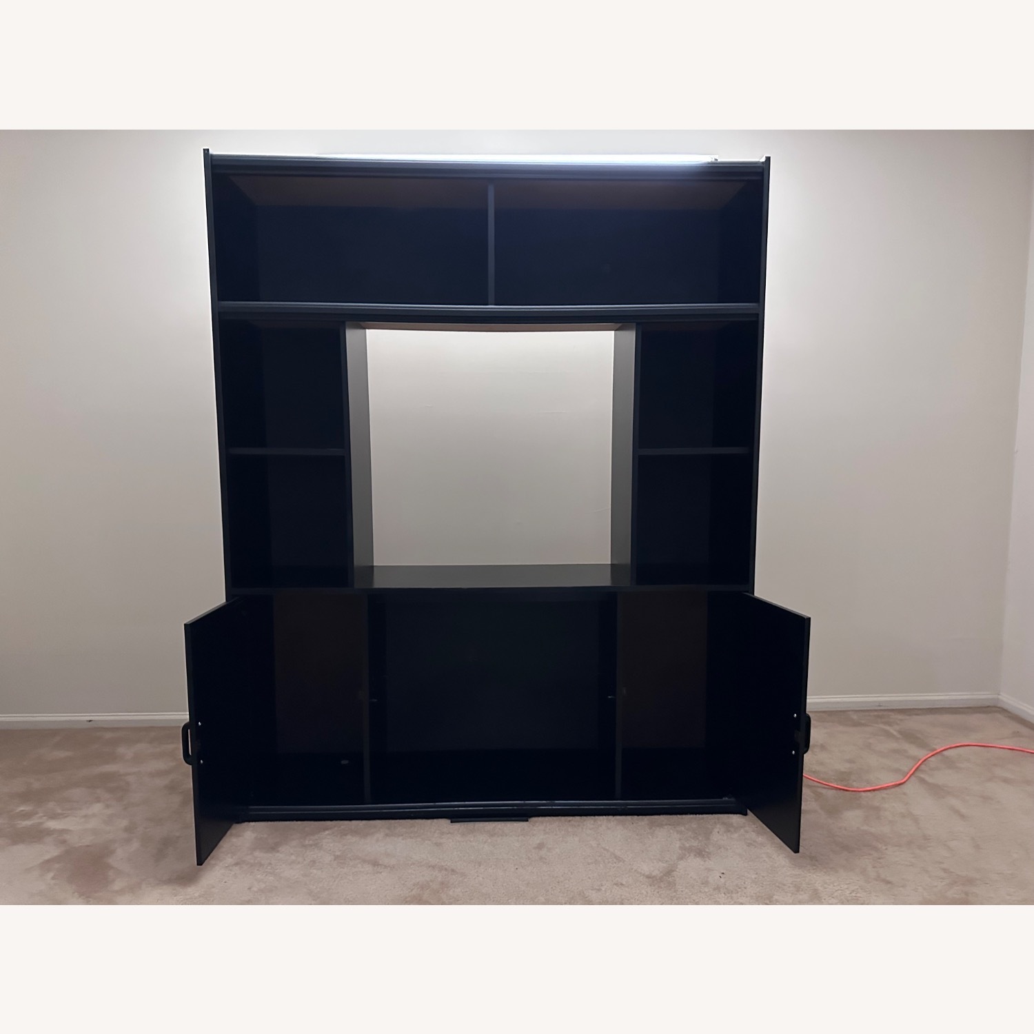 Vintage/Antique Finds Black Wood Bookcase - image-18