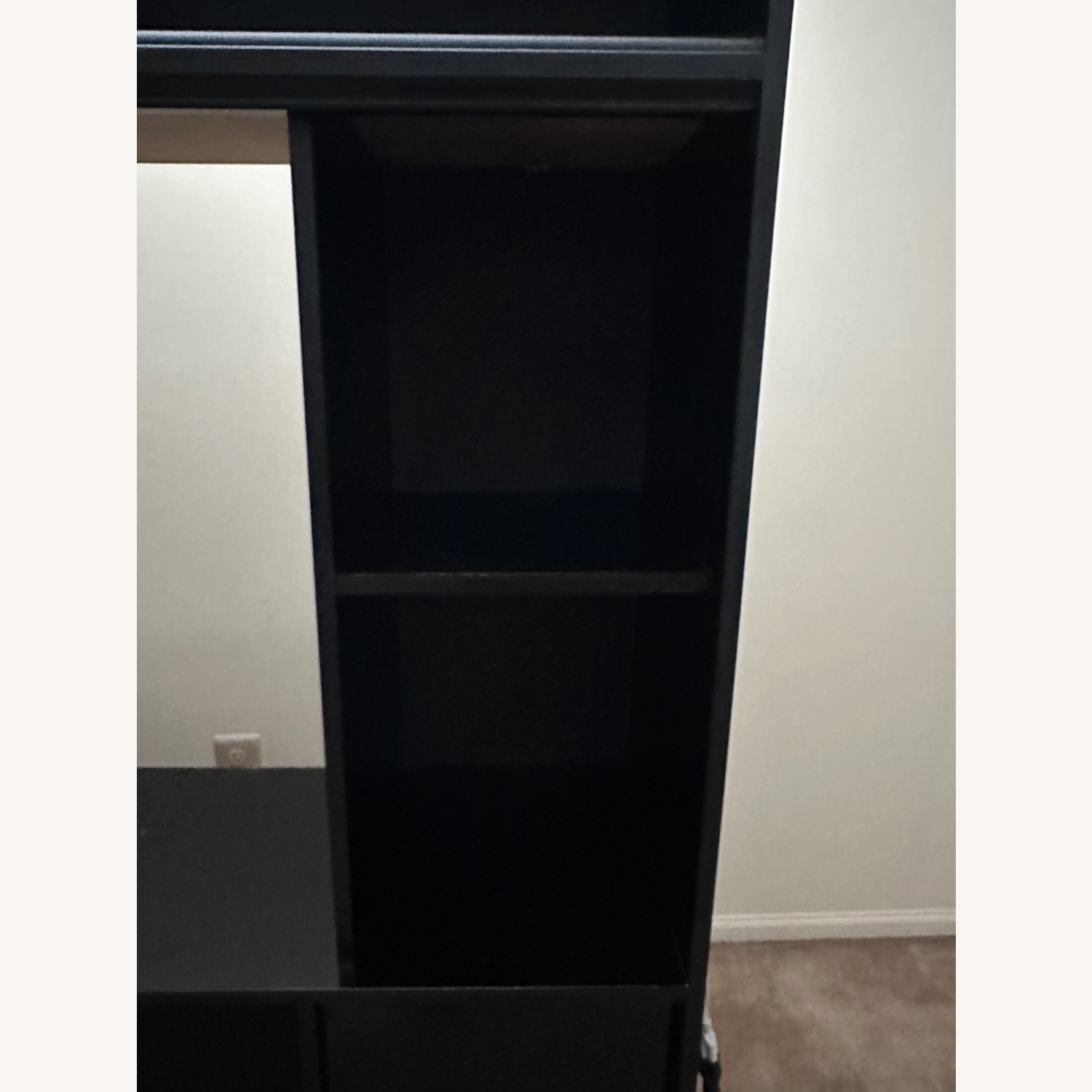 Vintage/Antique Finds Black Wood Bookcase - image-14