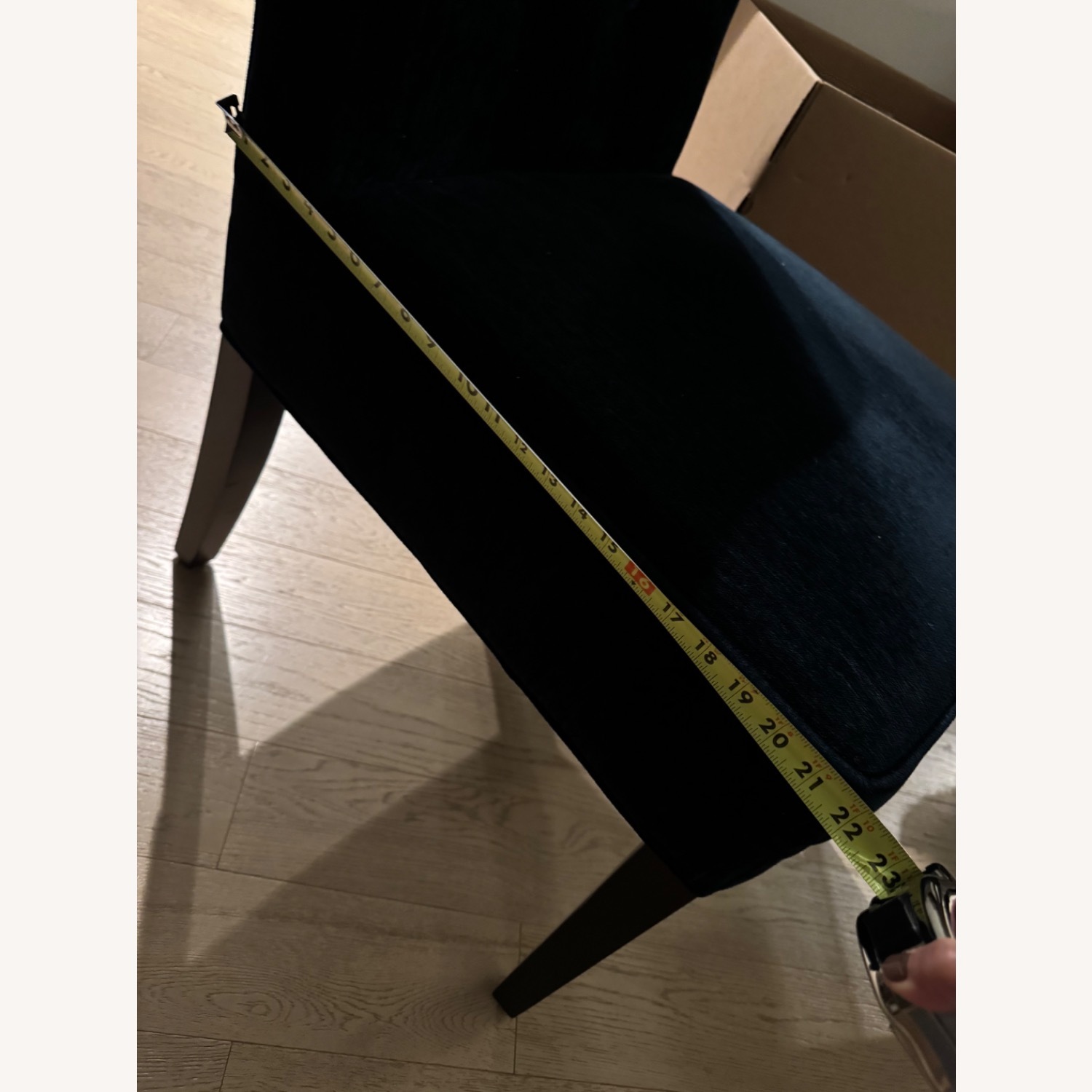 Arhaus Tao Dining Chairs Blue Velvet (Set of 2) - image-6