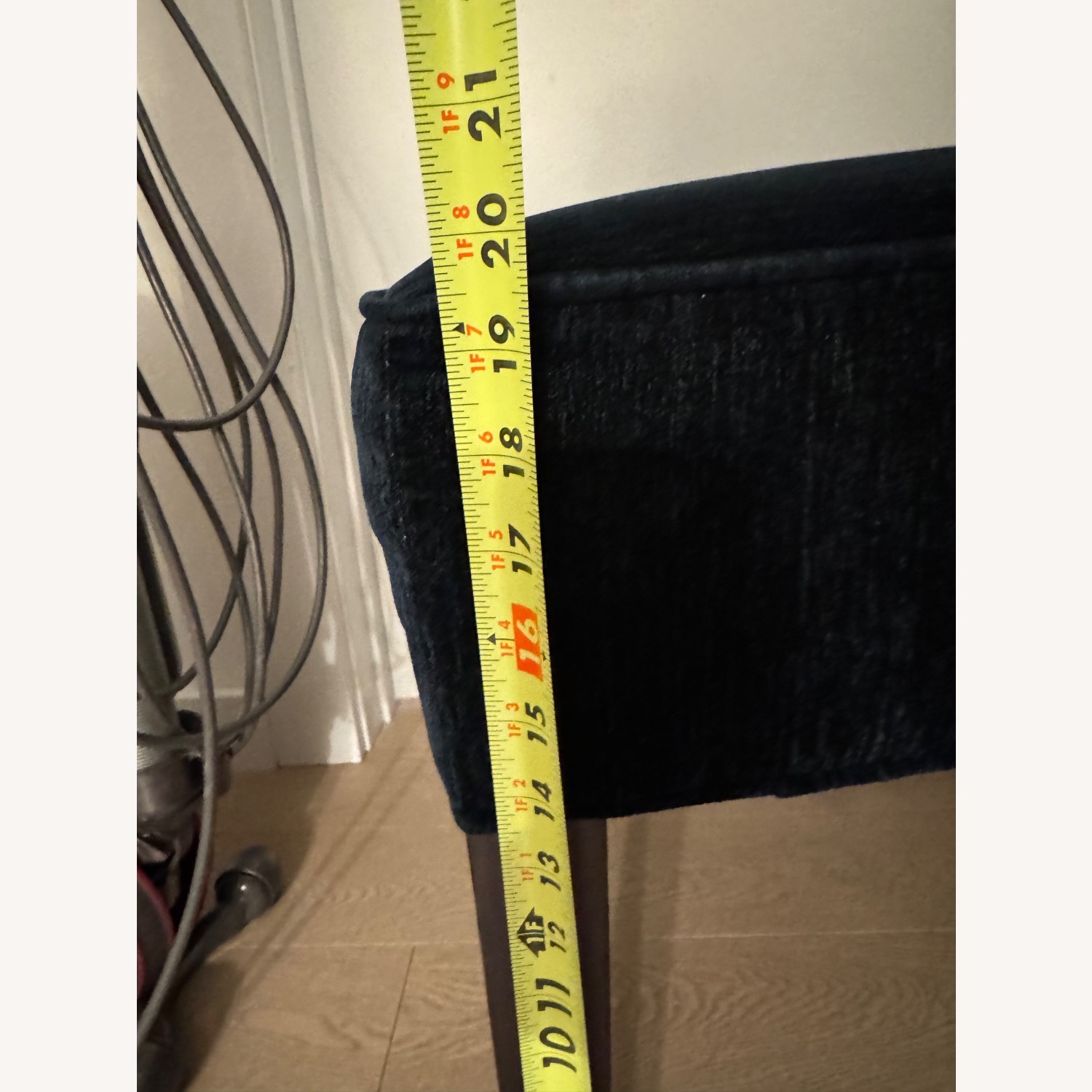 Arhaus Tao Dining Chairs Blue Velvet (Set of 2) - image-7