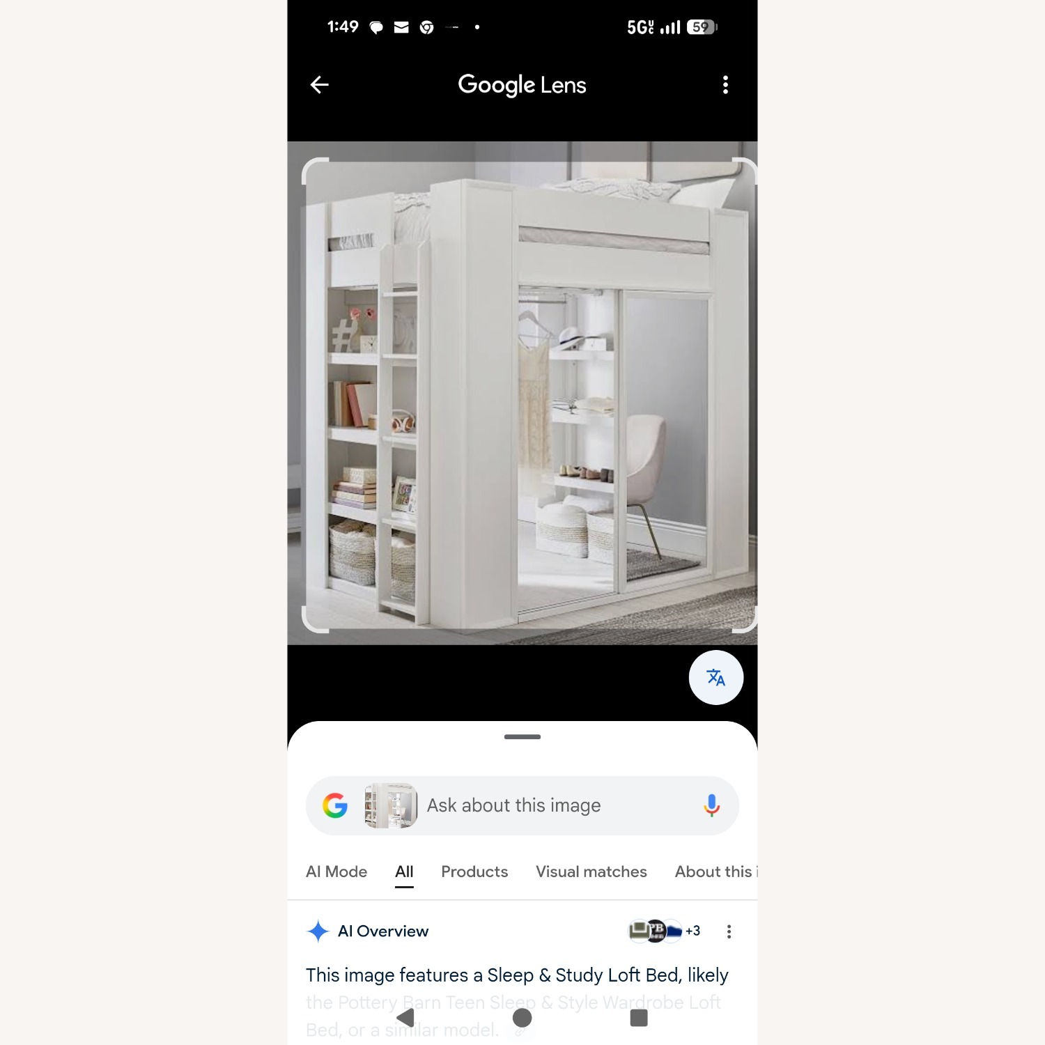 Sleep & Style Full Loft Wardrobe Bed - image-1