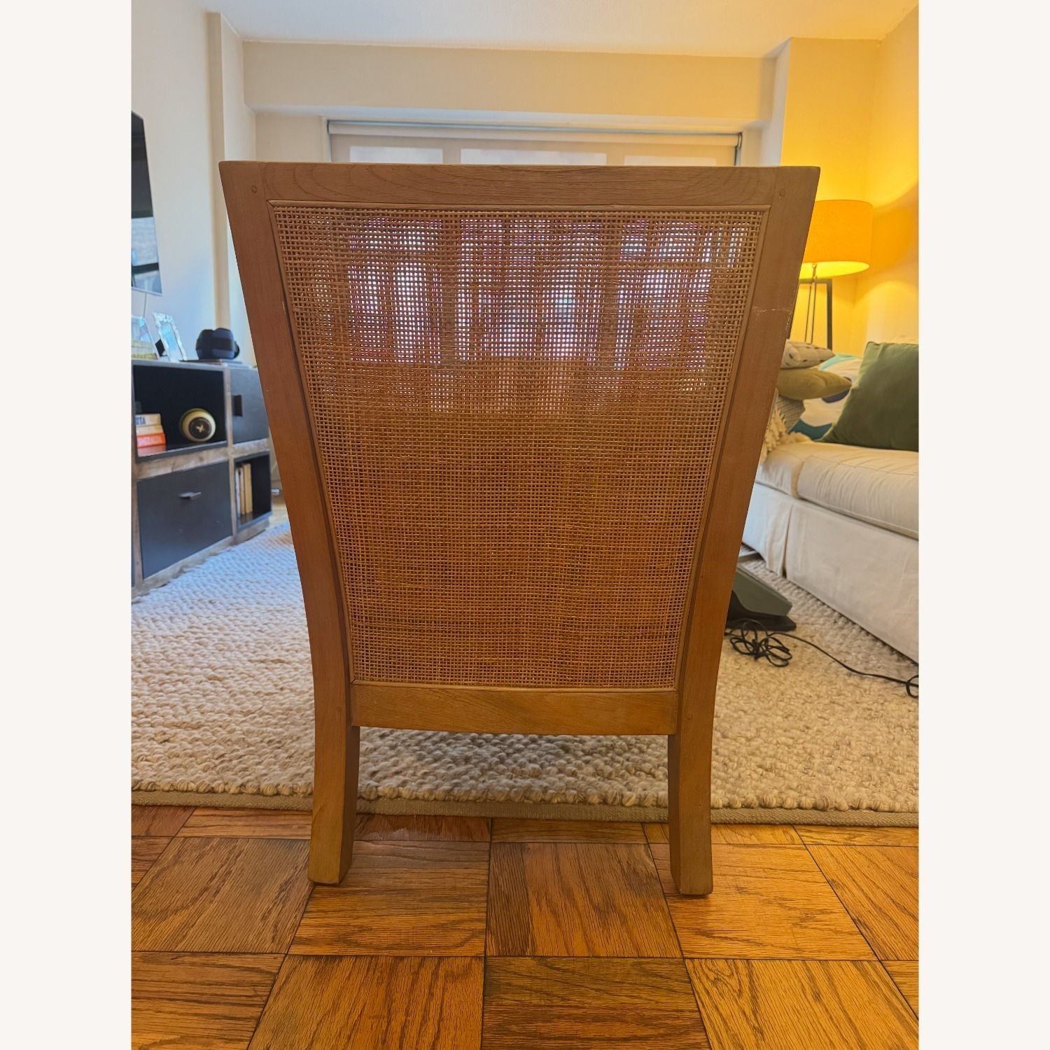 Pair (2) of Crate & Barrel Blake Wood Armchairs - image-3