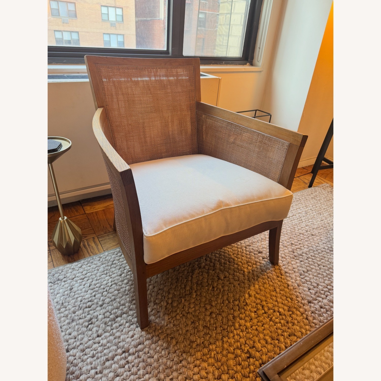 Pair (2) of Crate & Barrel Blake Wood Armchairs - image-2