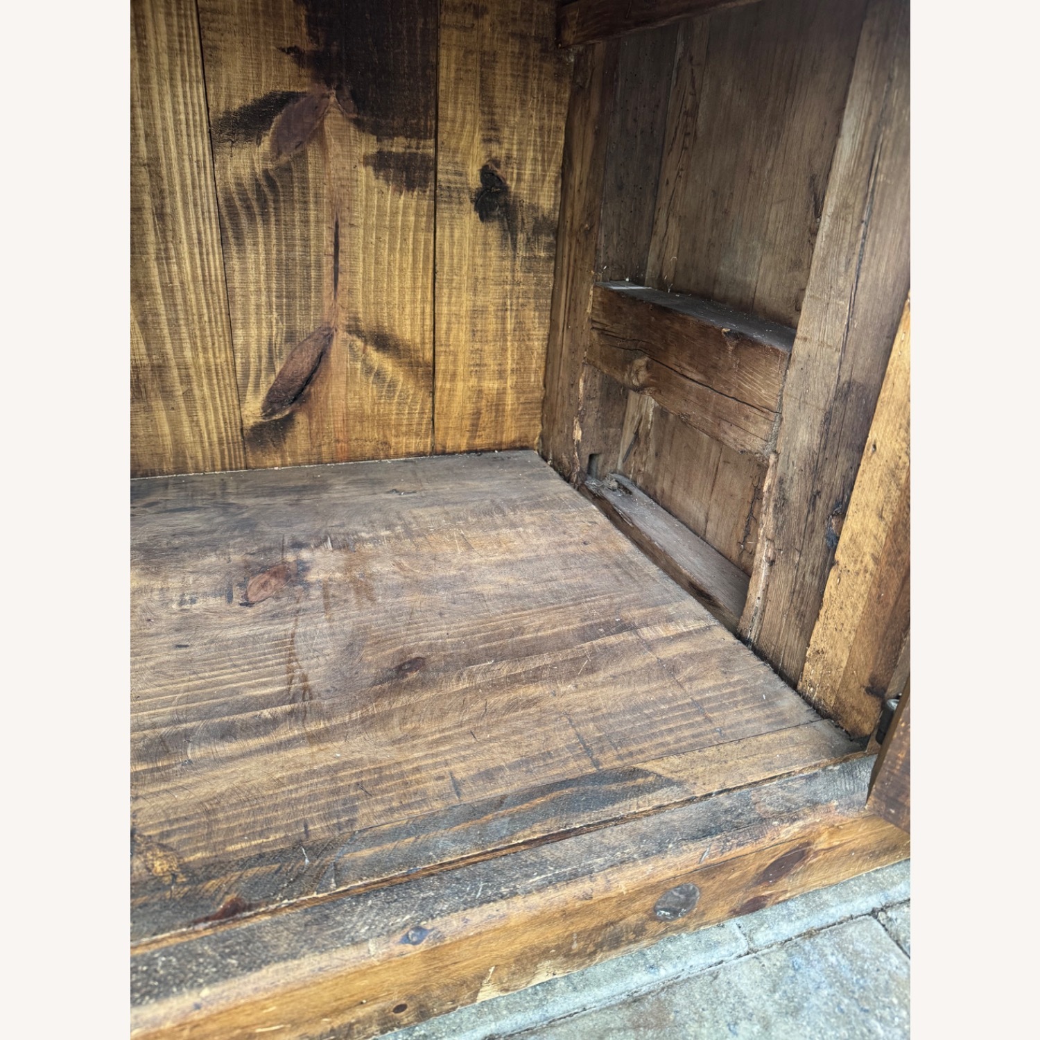 Spanish Wood Antique 1700s Armoire - image-8