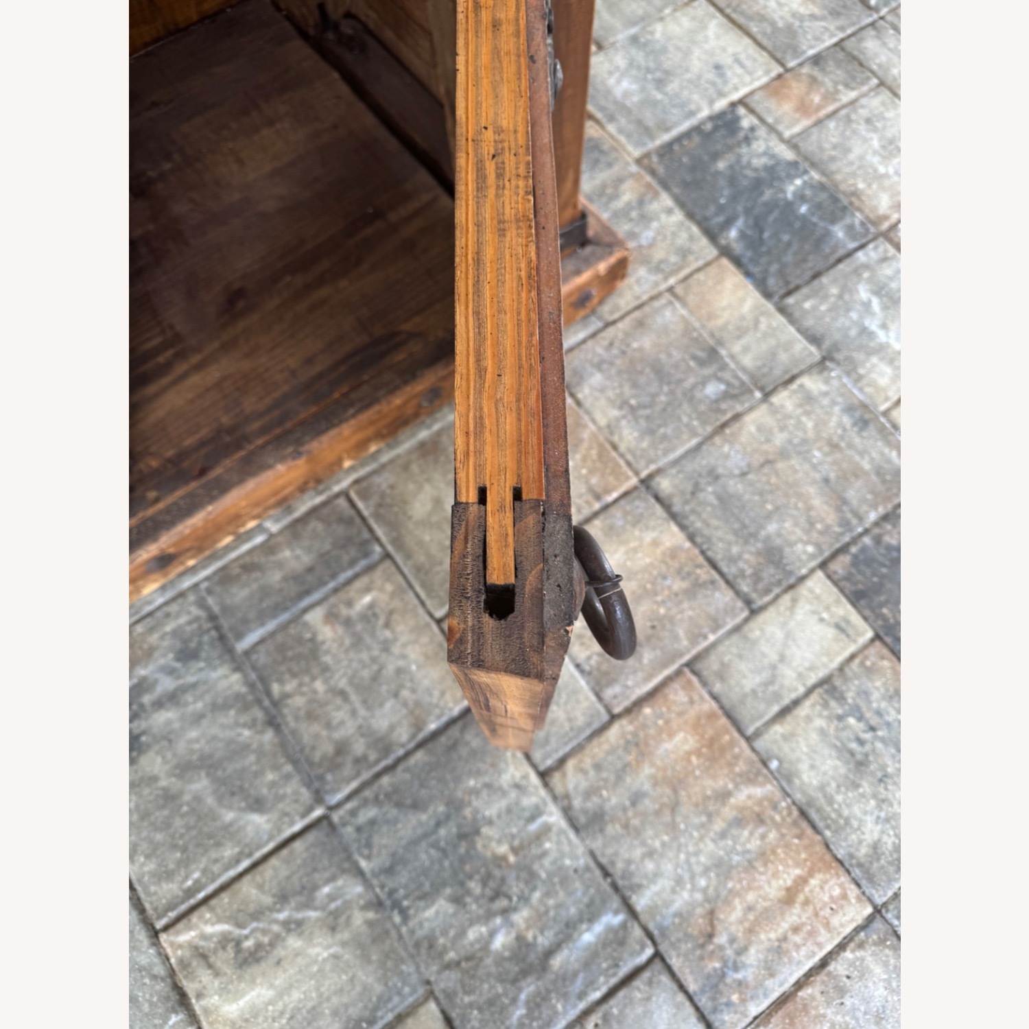 Spanish Wood Antique 1700s Armoire - image-10