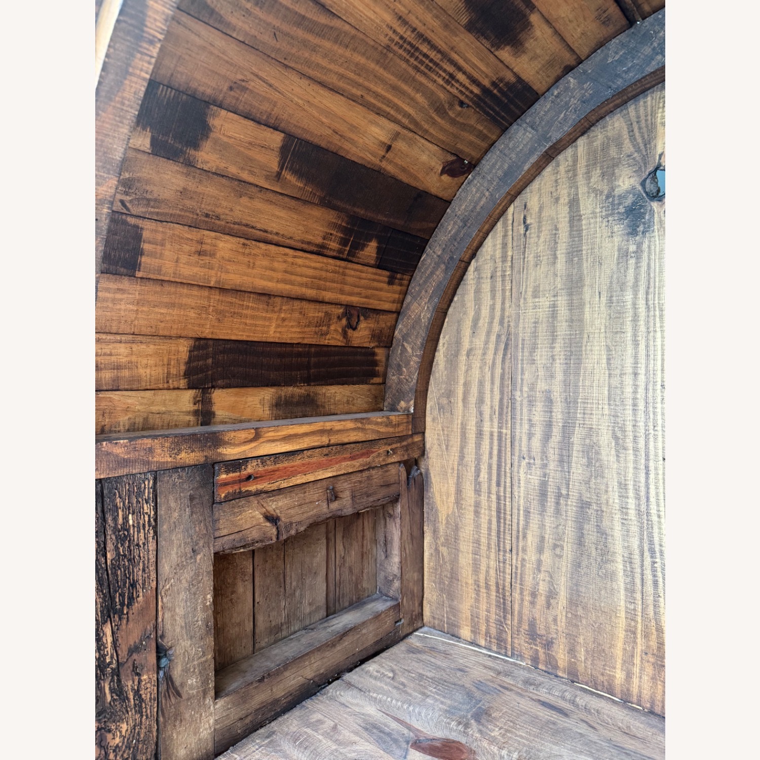 Spanish Wood Antique 1700s Armoire - image-7