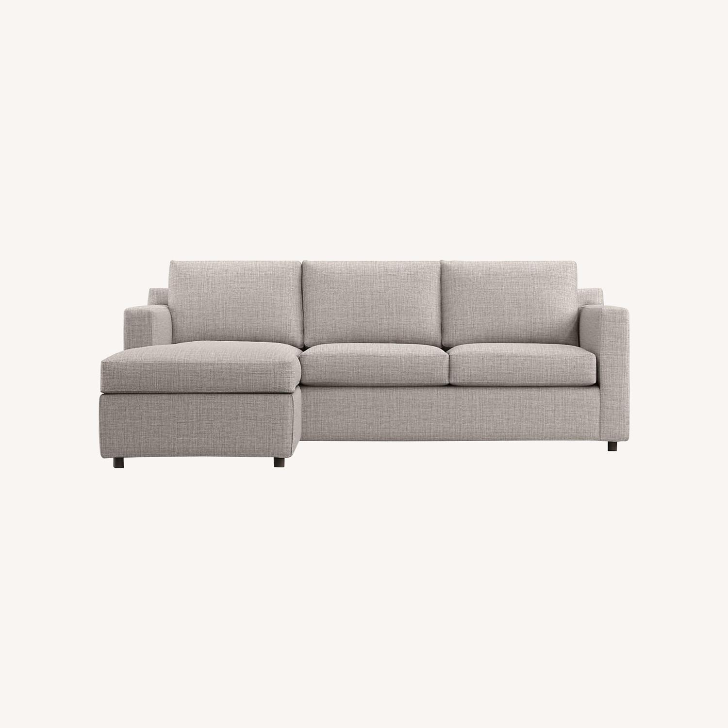 Crate & Barrel Barrett II 91" Sectional Sofa - image-0