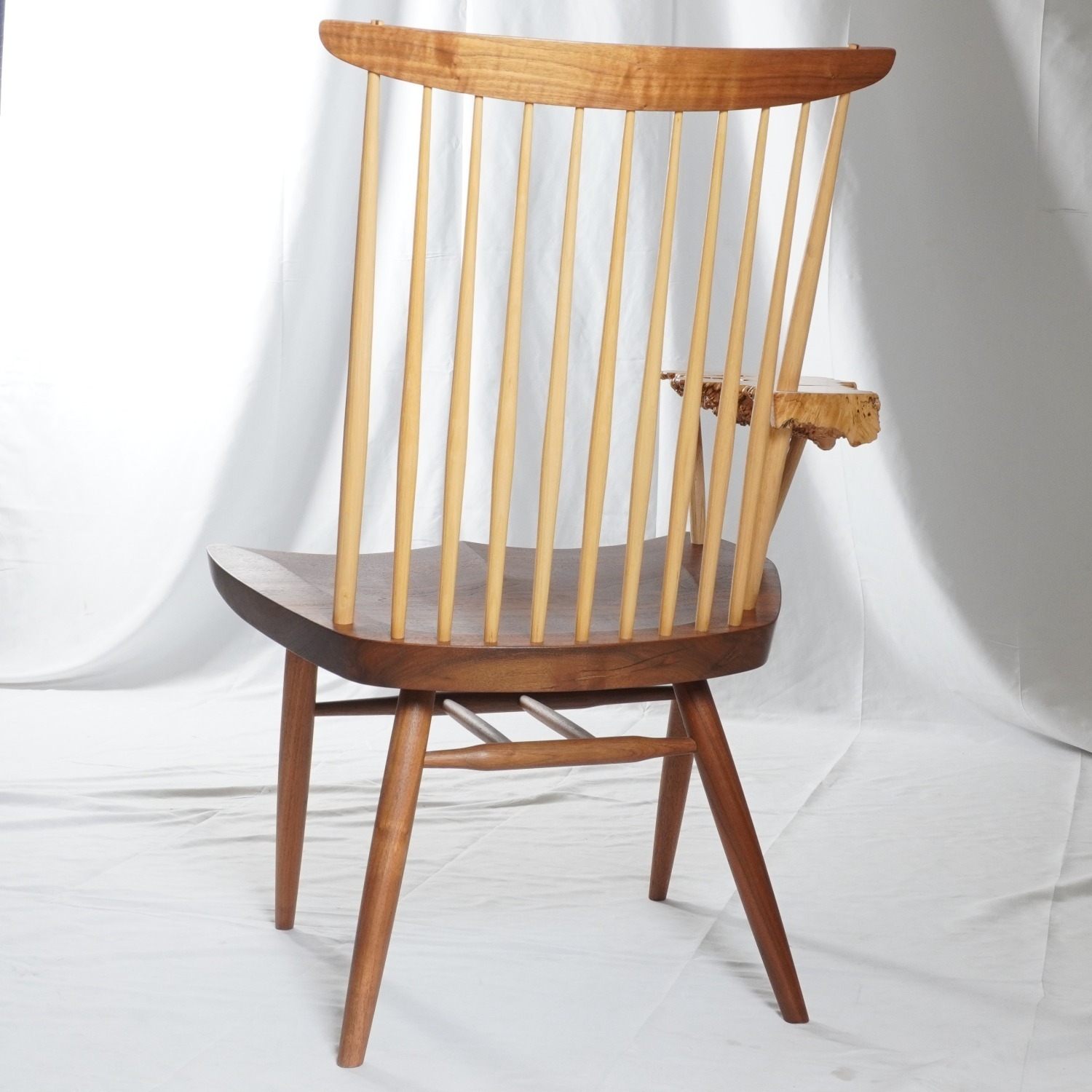 Rare George & Mira Nakashima Lounge Chair - image-9