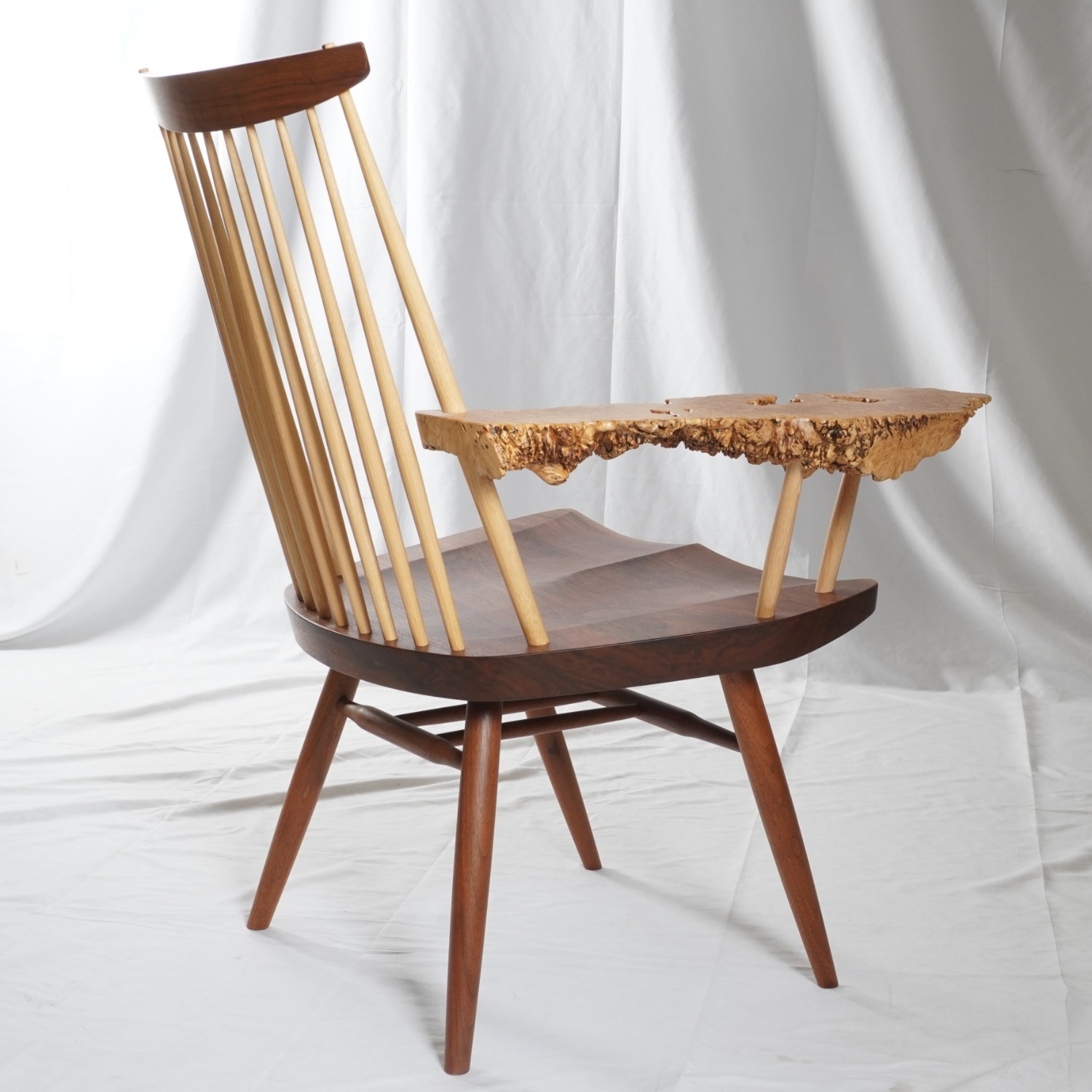 Rare George & Mira Nakashima Lounge Chair - image-8