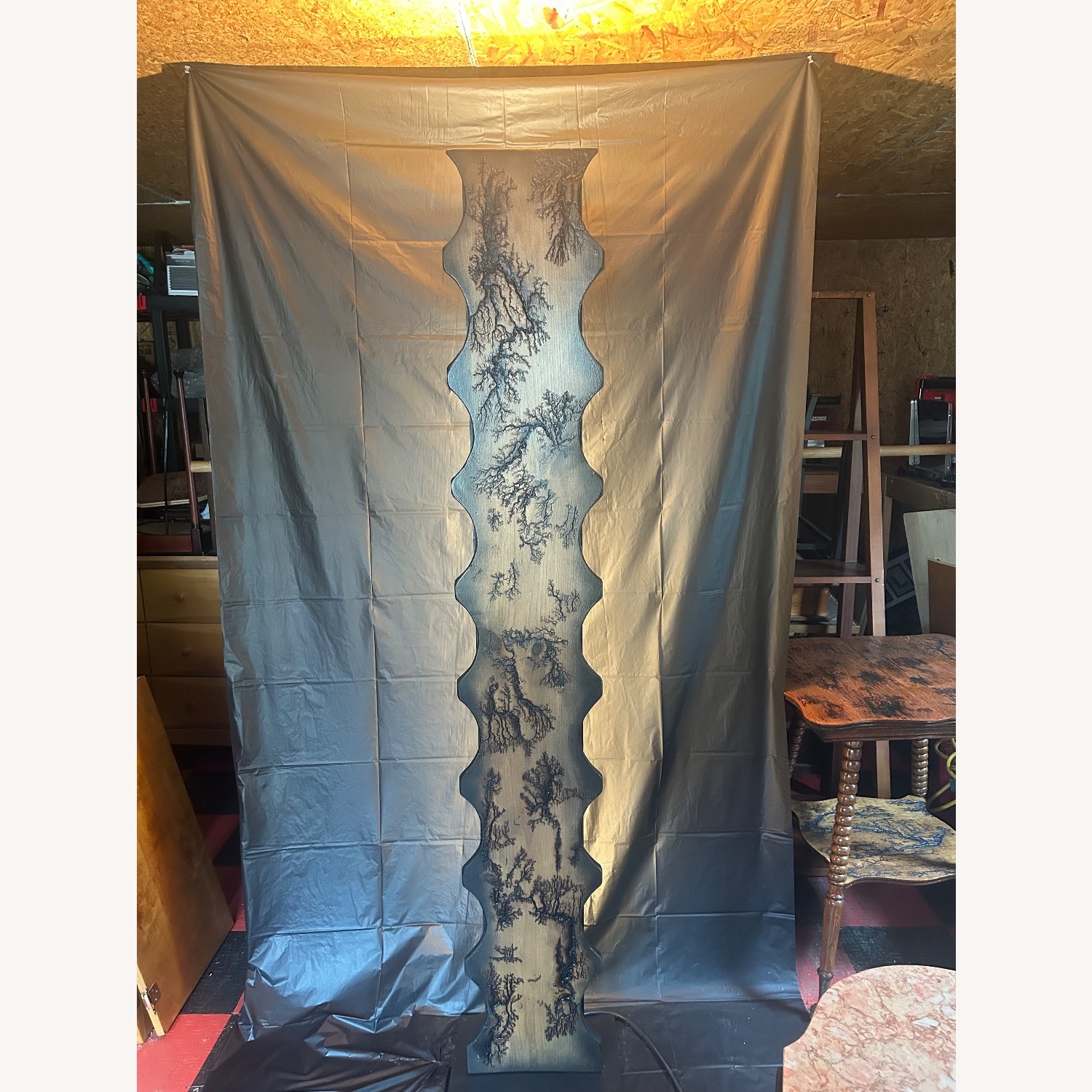 Fractal Burned Floor Lamp  - image-2