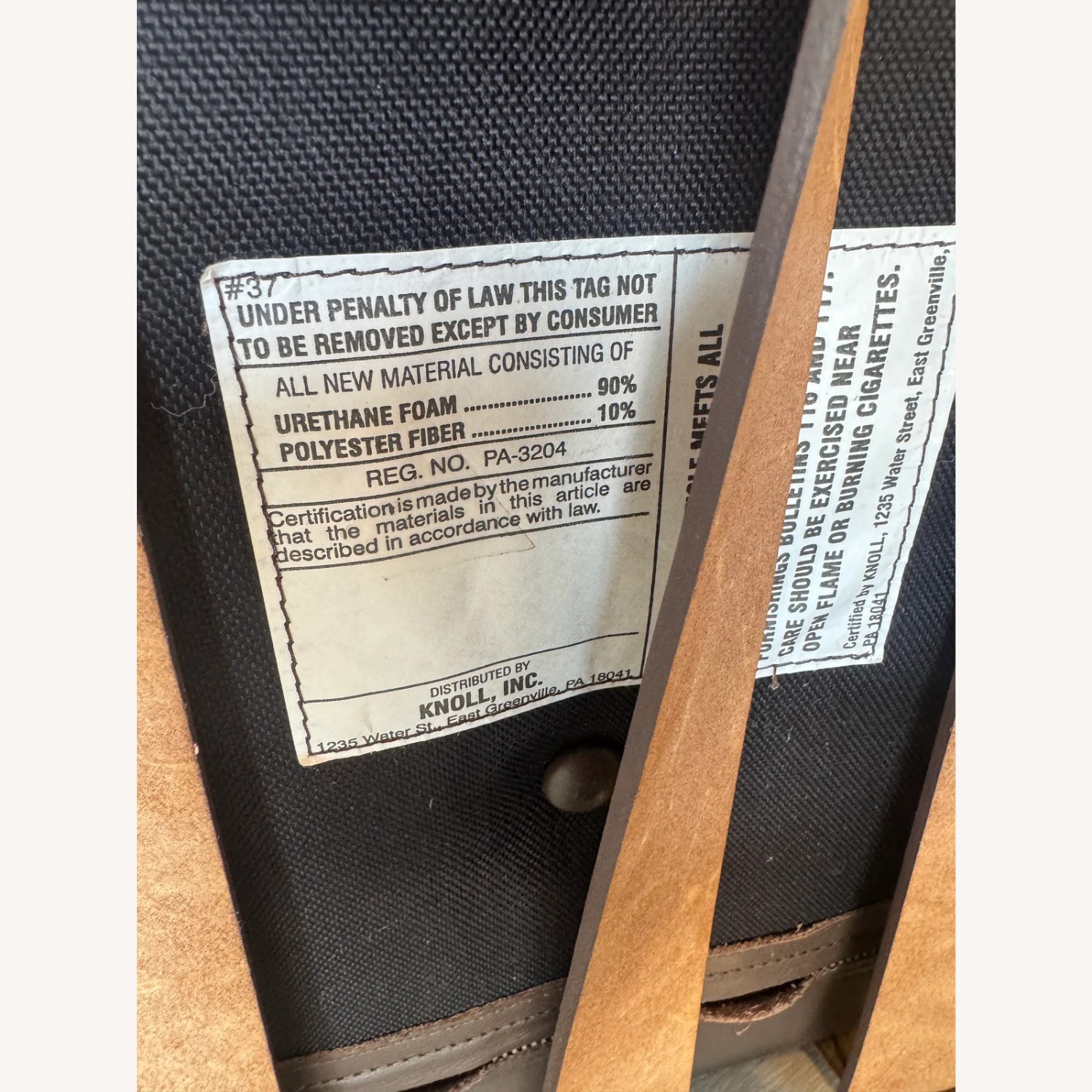 Knoll Barcelona Leather Chair and Ottoman - image-21