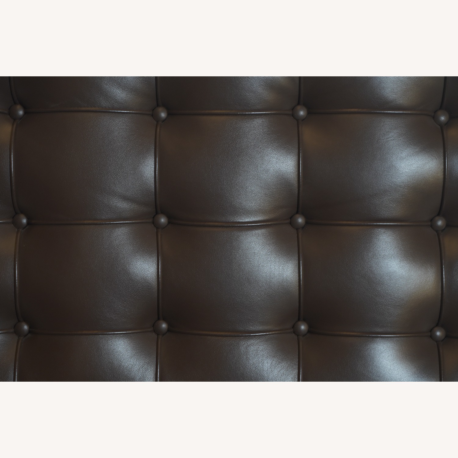 Knoll Barcelona Leather Chair and Ottoman - image-19