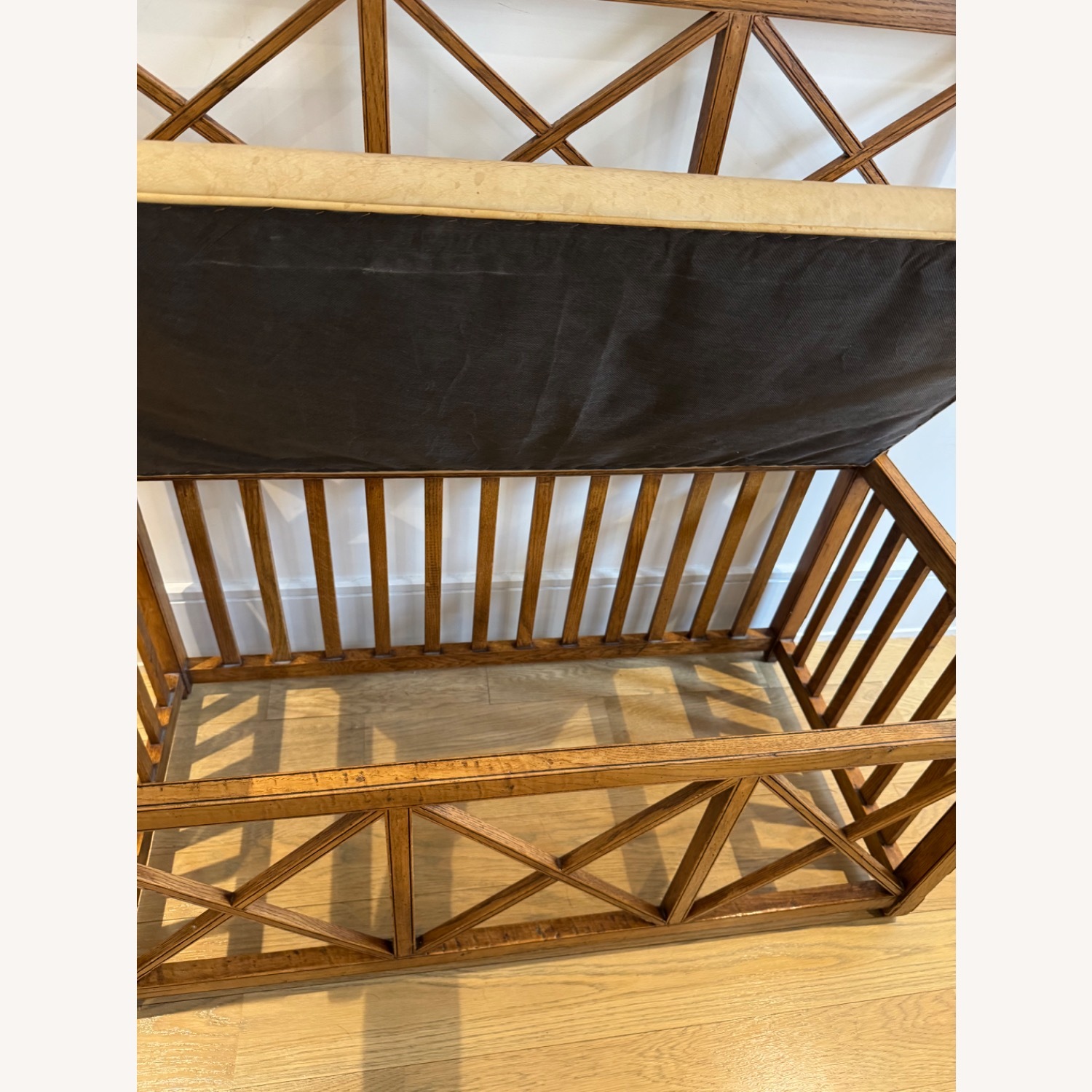 Outstanding Wood and Leather Bench With Storage - image-6