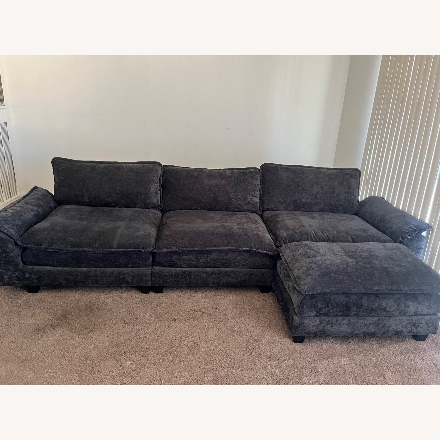 Dark Gray 3+ Piece Sectional - image-4