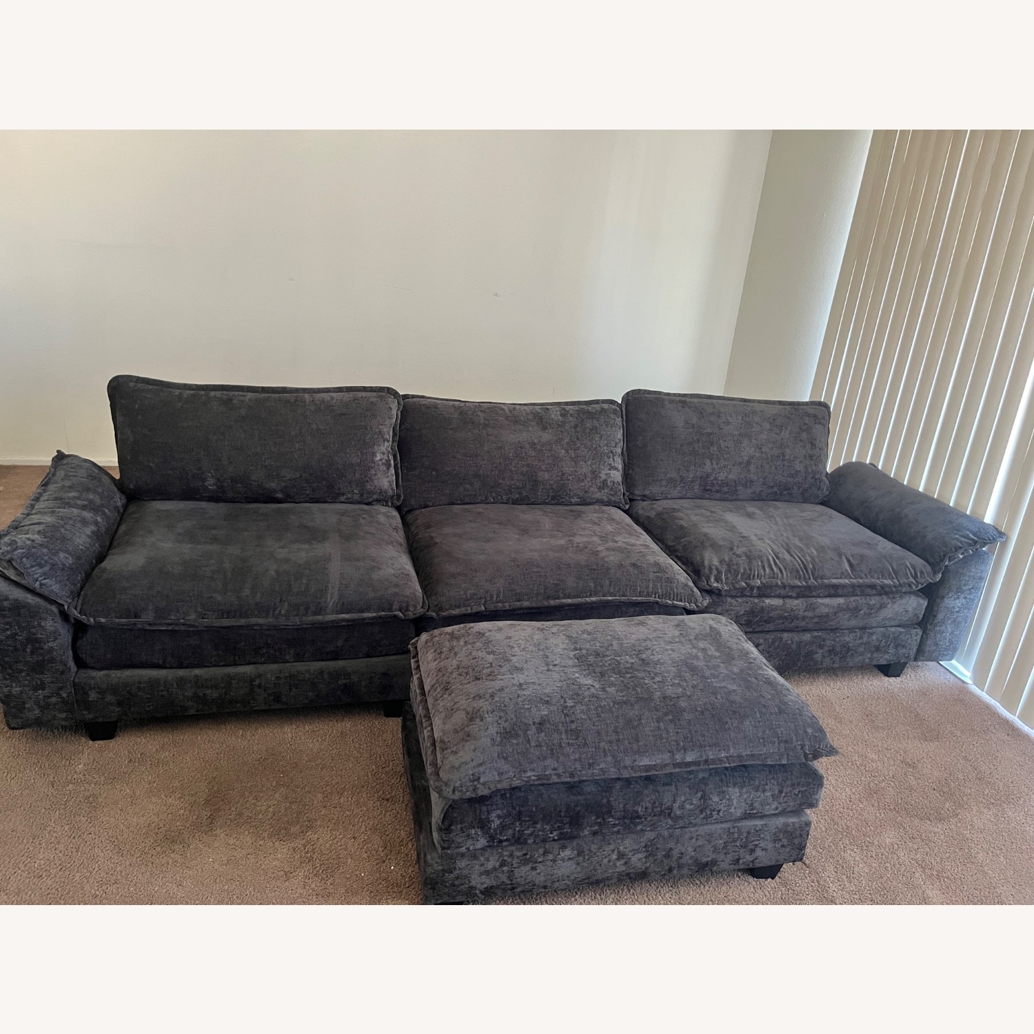 Dark Gray 3+ Piece Sectional - image-3