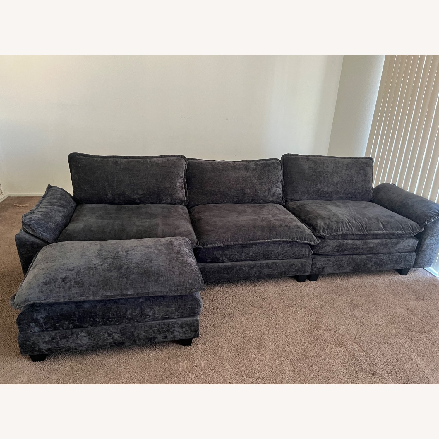 Dark Gray 3+ Piece Sectional - image-1