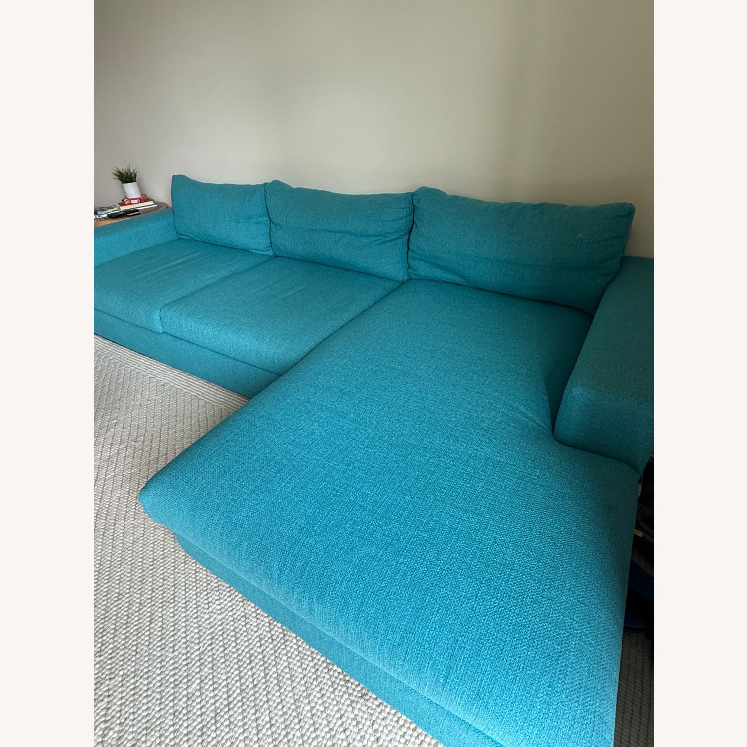 Joybird Holt Blue Fabric 2 Piece Sectional - image-3