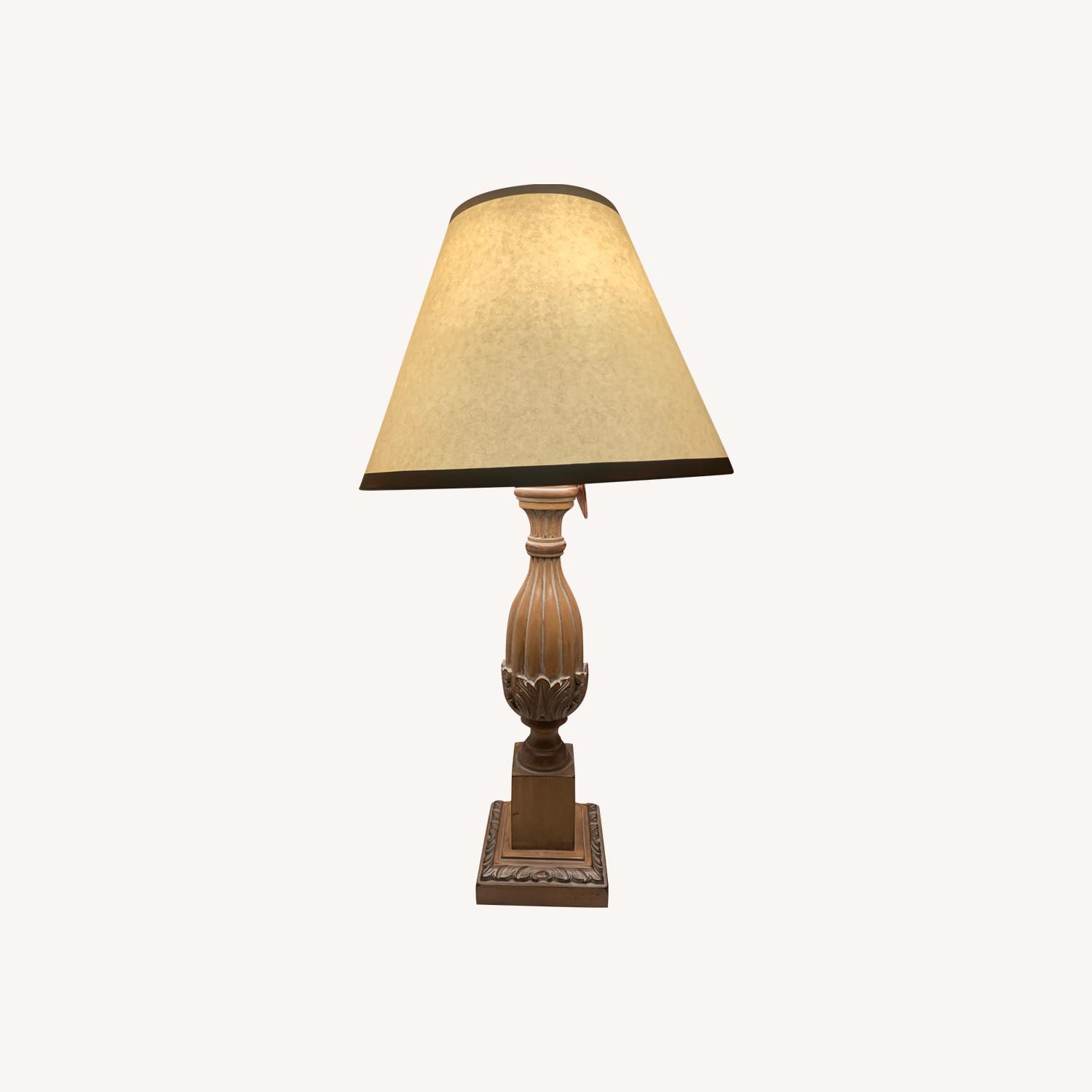 Kreiss Light Brown Wood Table Lamps - image-0