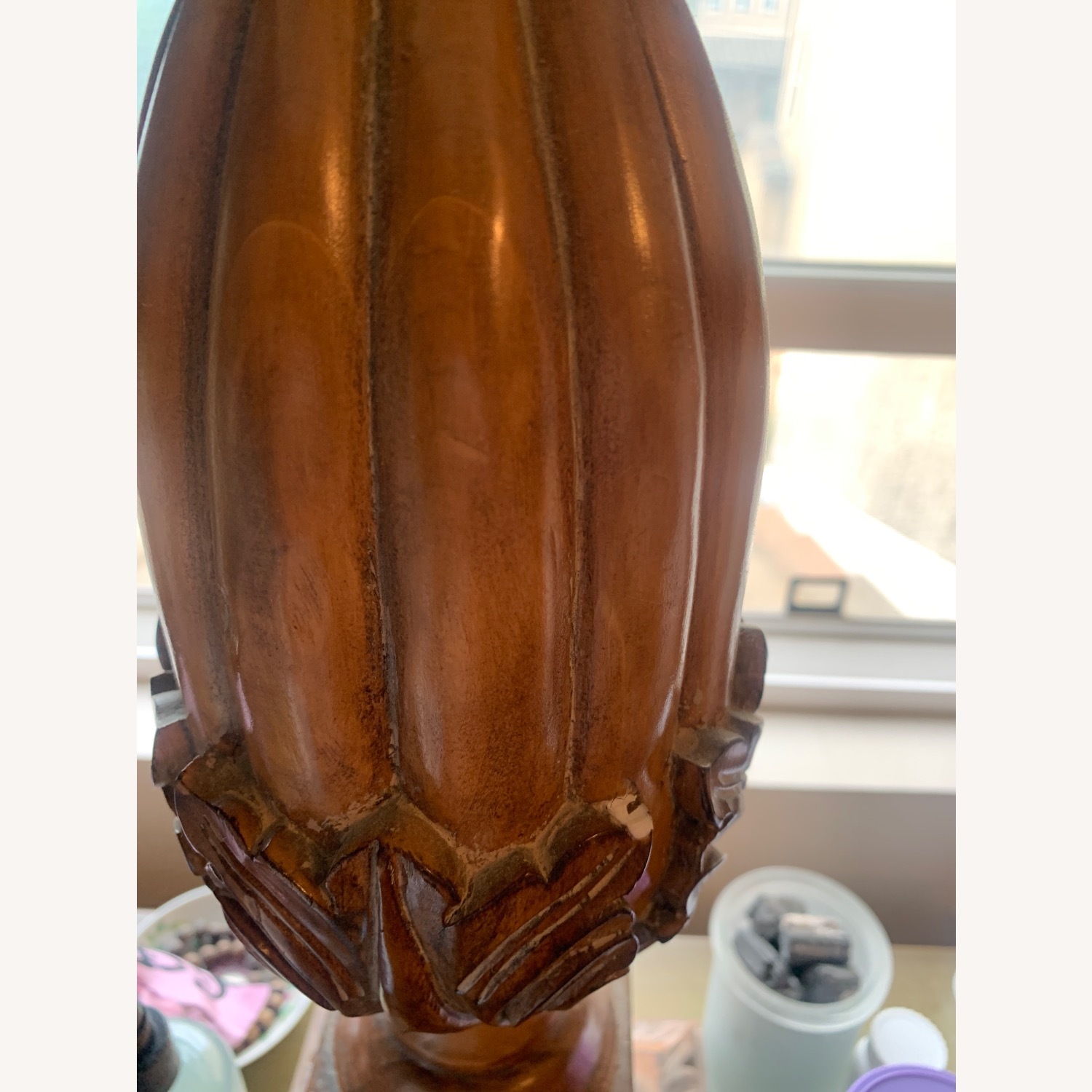 Kreiss Light Brown Wood Table Lamps - image-4