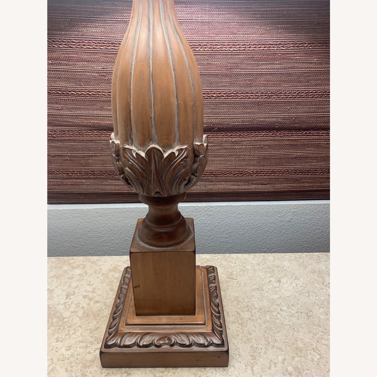 Kreiss Light Brown Wood Table Lamps - image-2