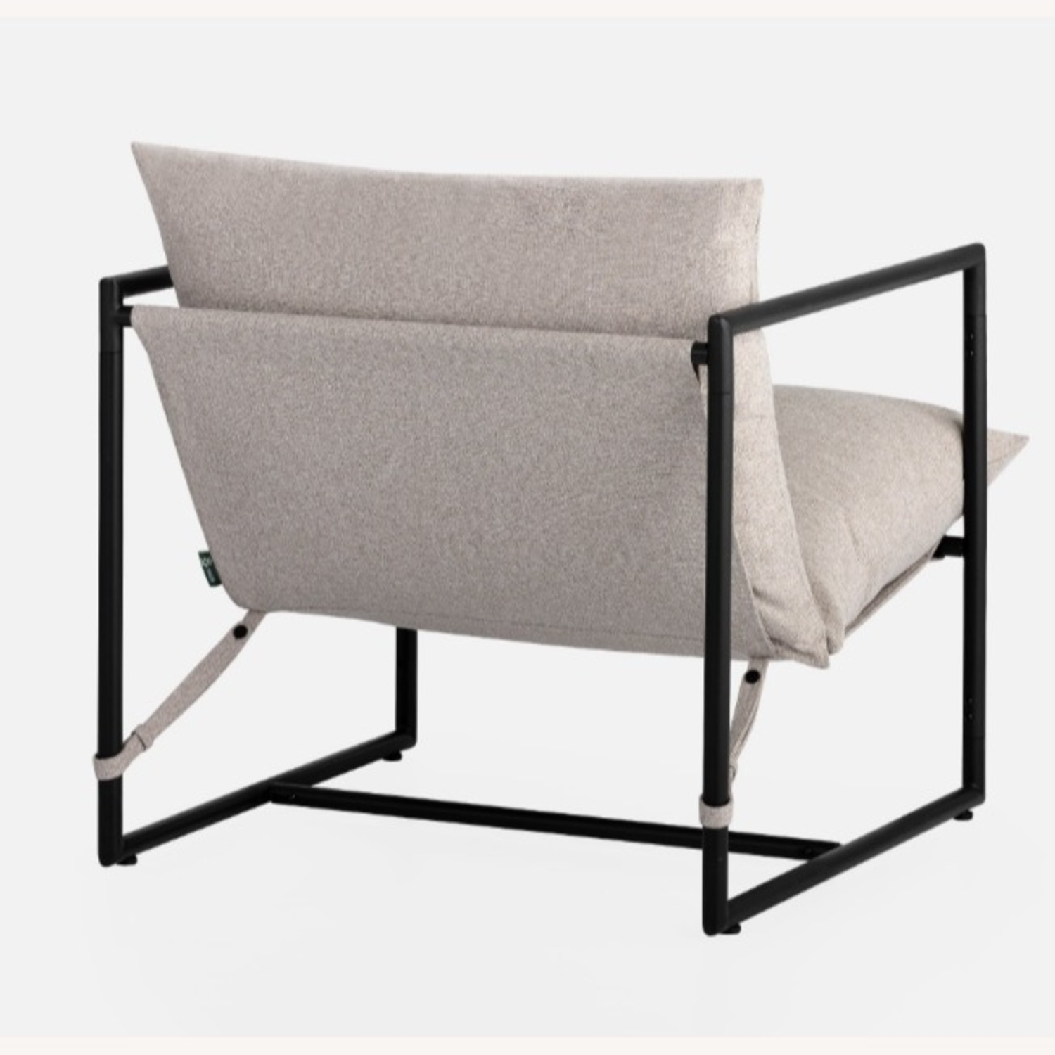 Metal Framed Indoor Sling Accent Chair - image-3