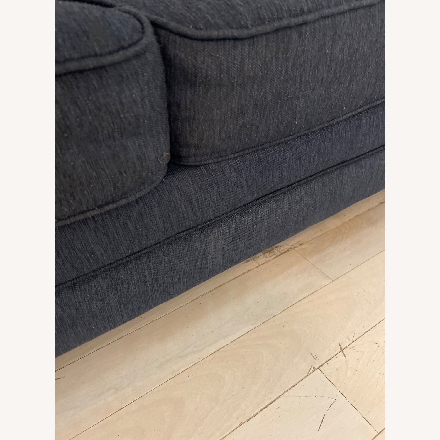 Raymour & Flanigan Blue Fabric 3+ Seater Sofa - image-1