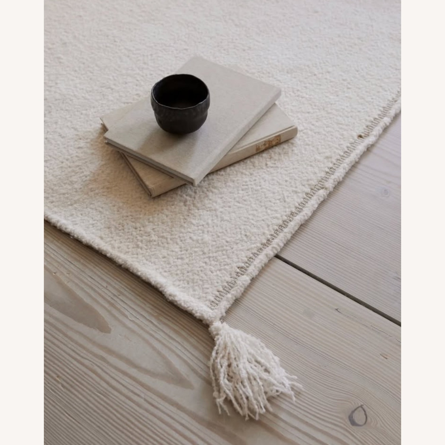 Nordic Knots White Merino Rug - 6' x 9' - image-3
