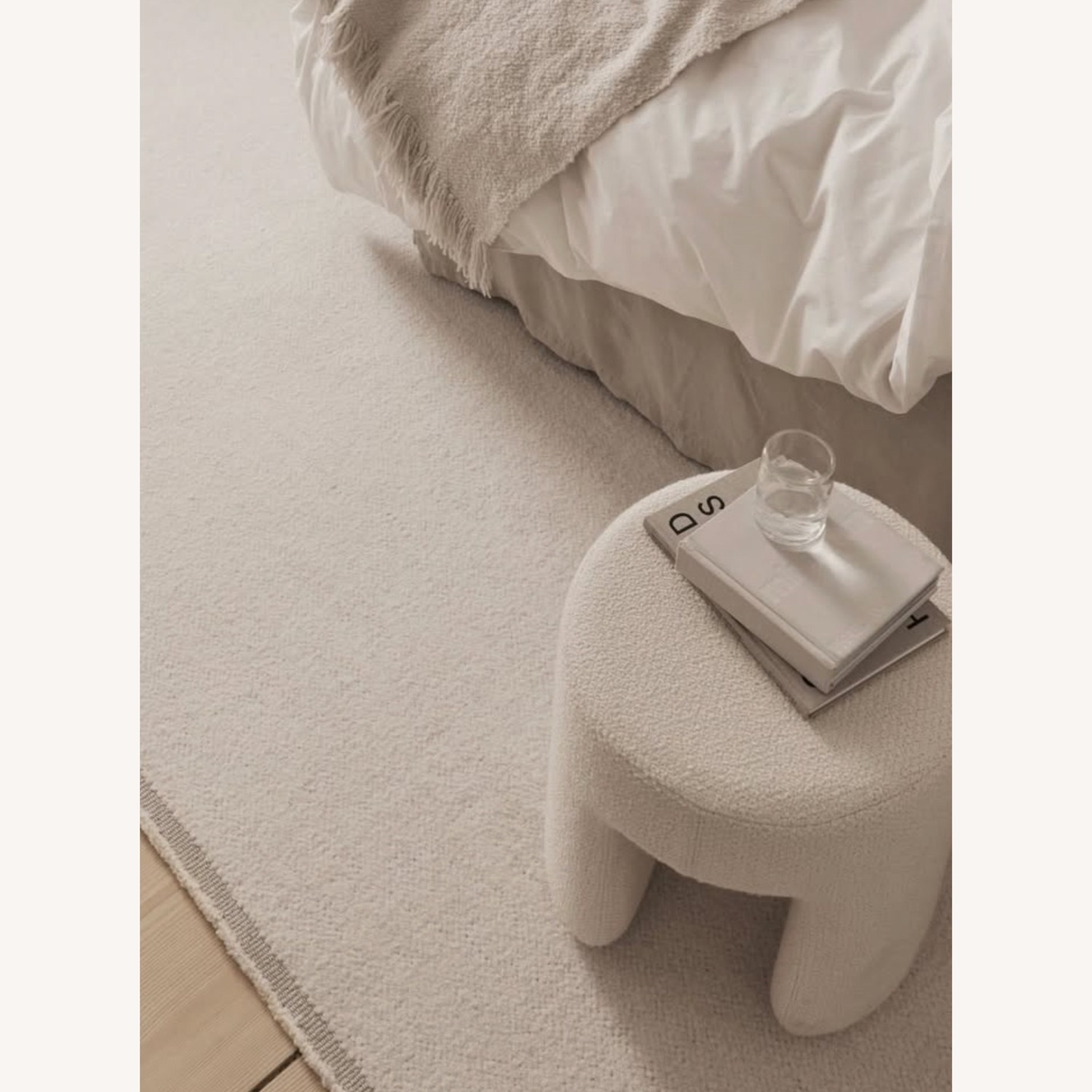 Nordic Knots White Merino Rug - 6' x 9' - image-2