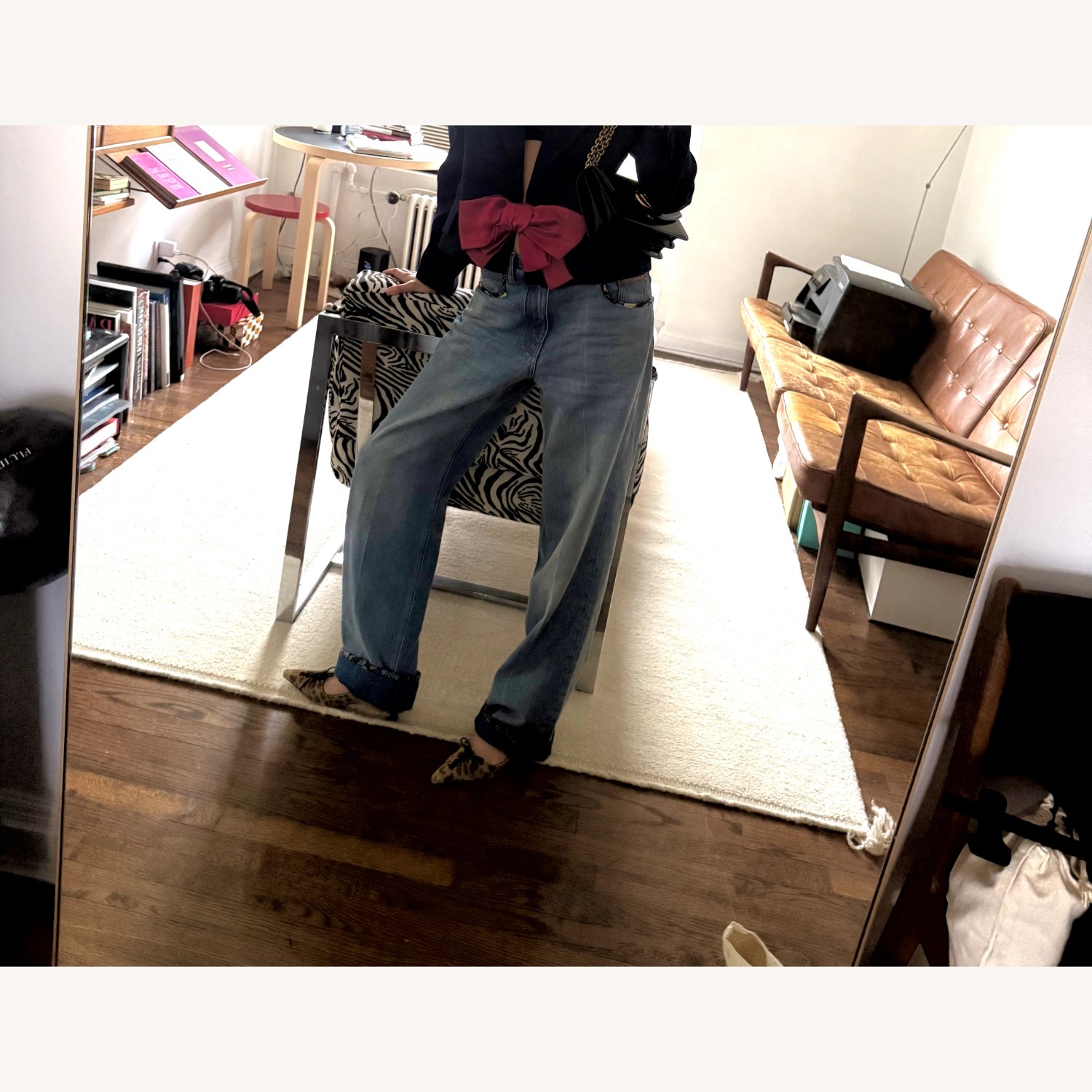 Nordic Knots White Merino Rug - 6' x 9' - image-5