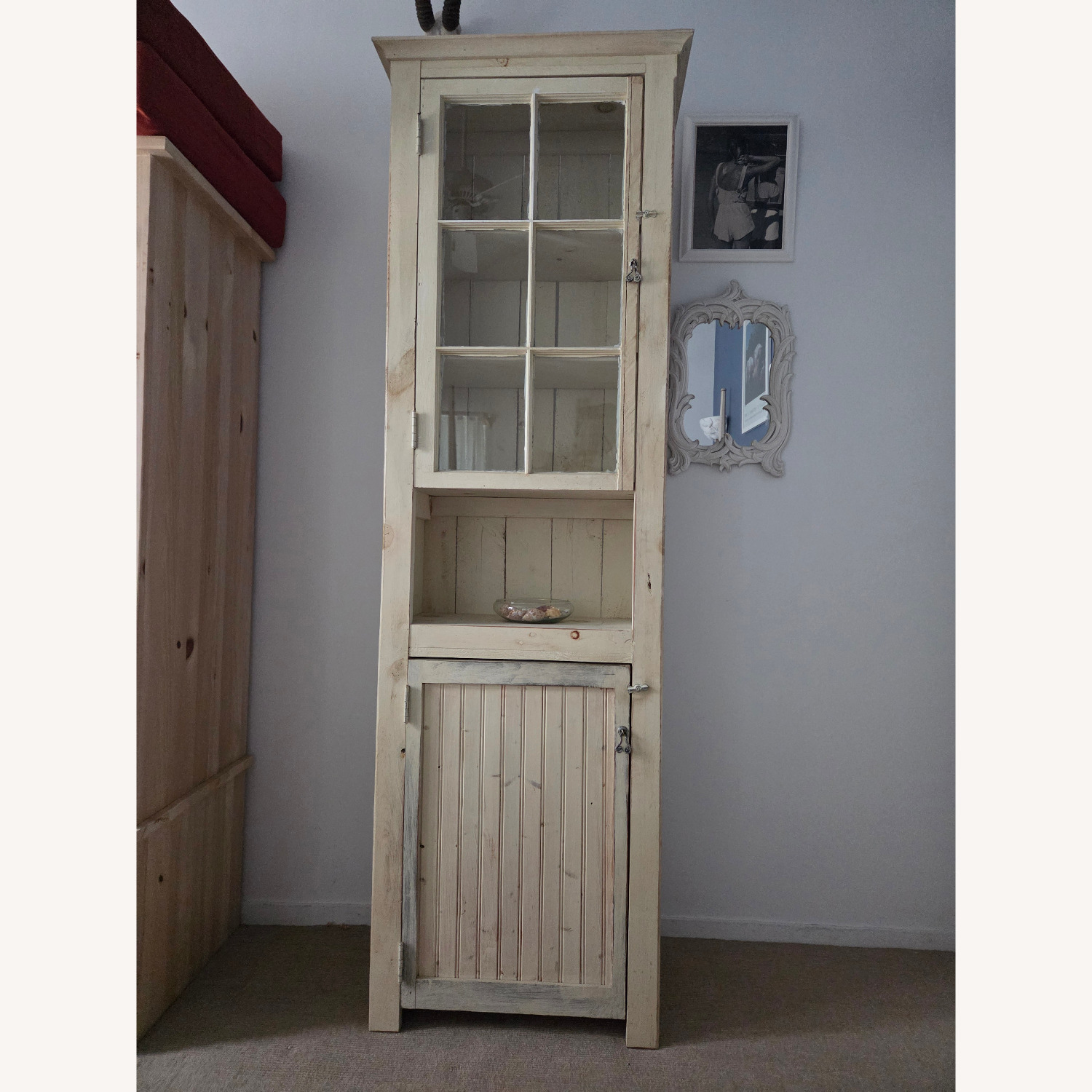 Natural Wood Cabinet - image-1